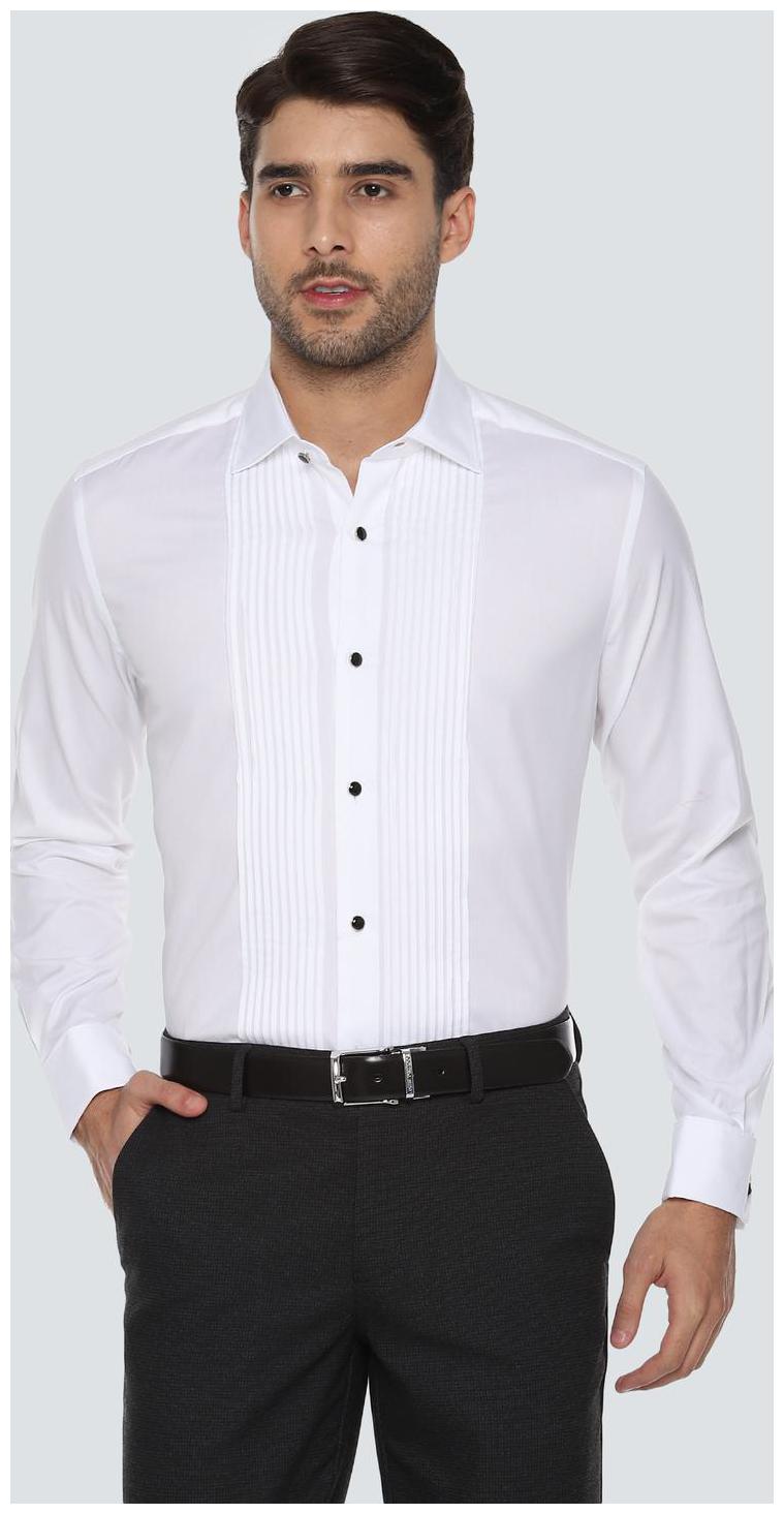 

Louis Philippe Men Regular fit Formal Shirt - White