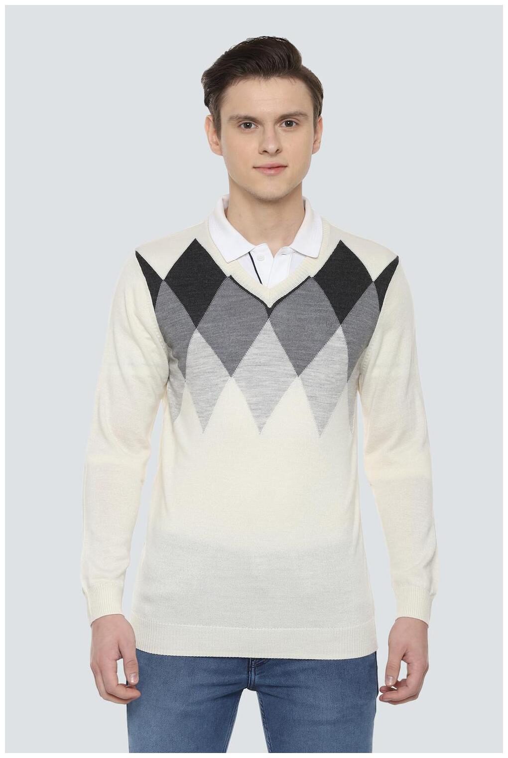 

Louis Philippe Cream Sweater