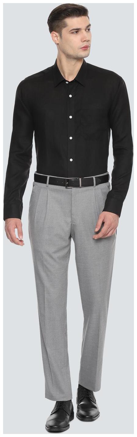 

Louis Philippe Men Slim fit Formal Shirt - Black