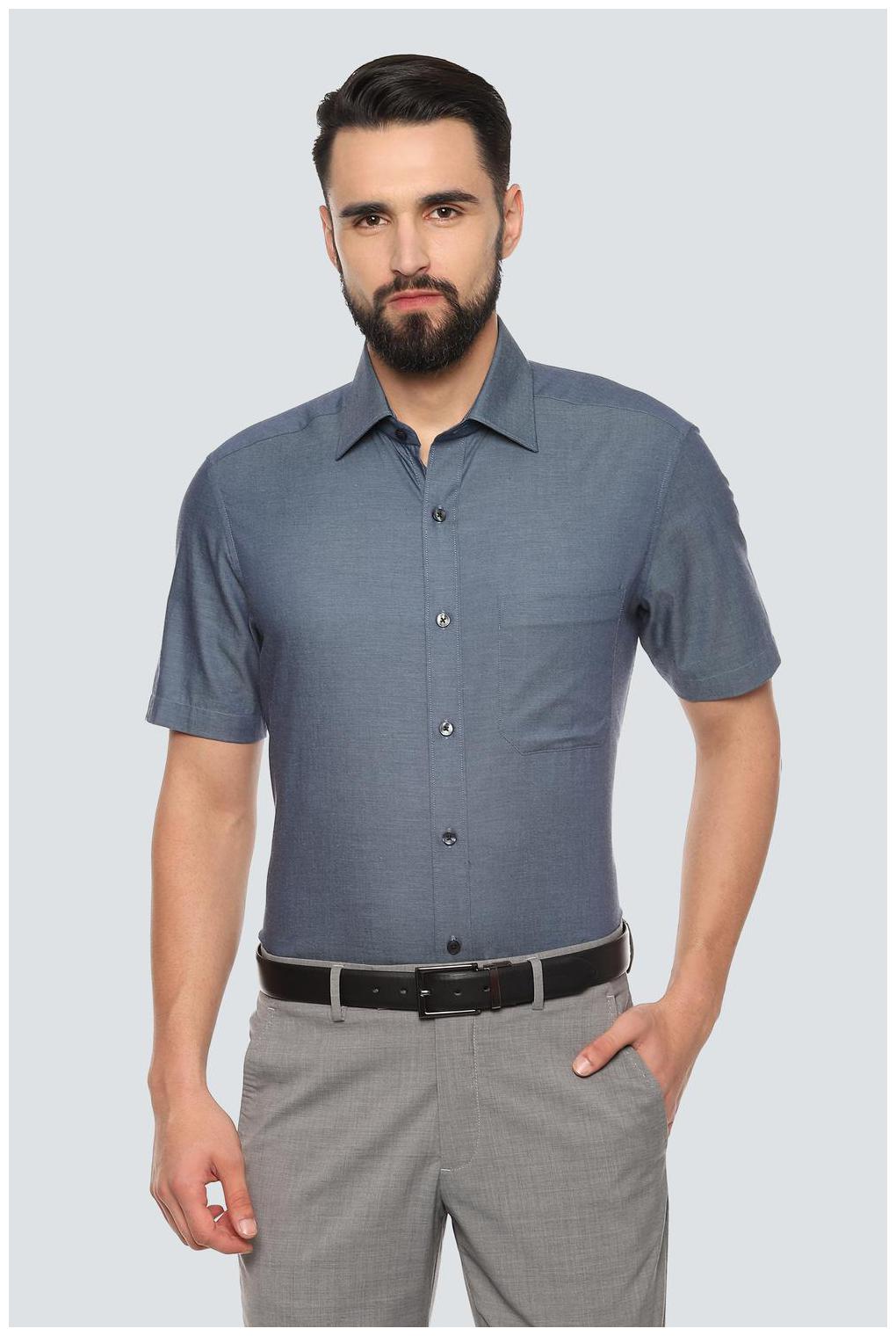 

Louis Philippe Men Regular fit Formal Shirt - Grey