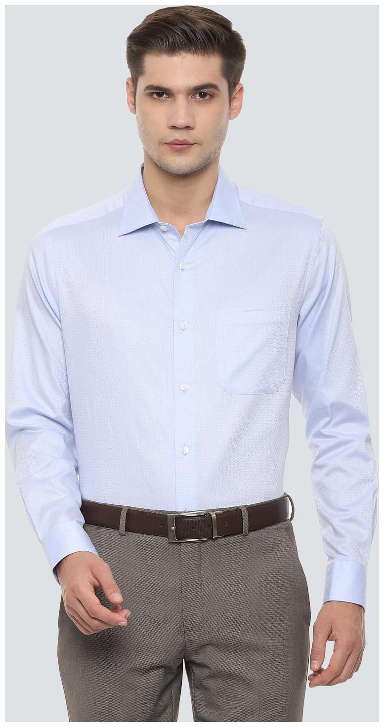 

Louis Philippe Men Regular fit Formal Shirt - Blue