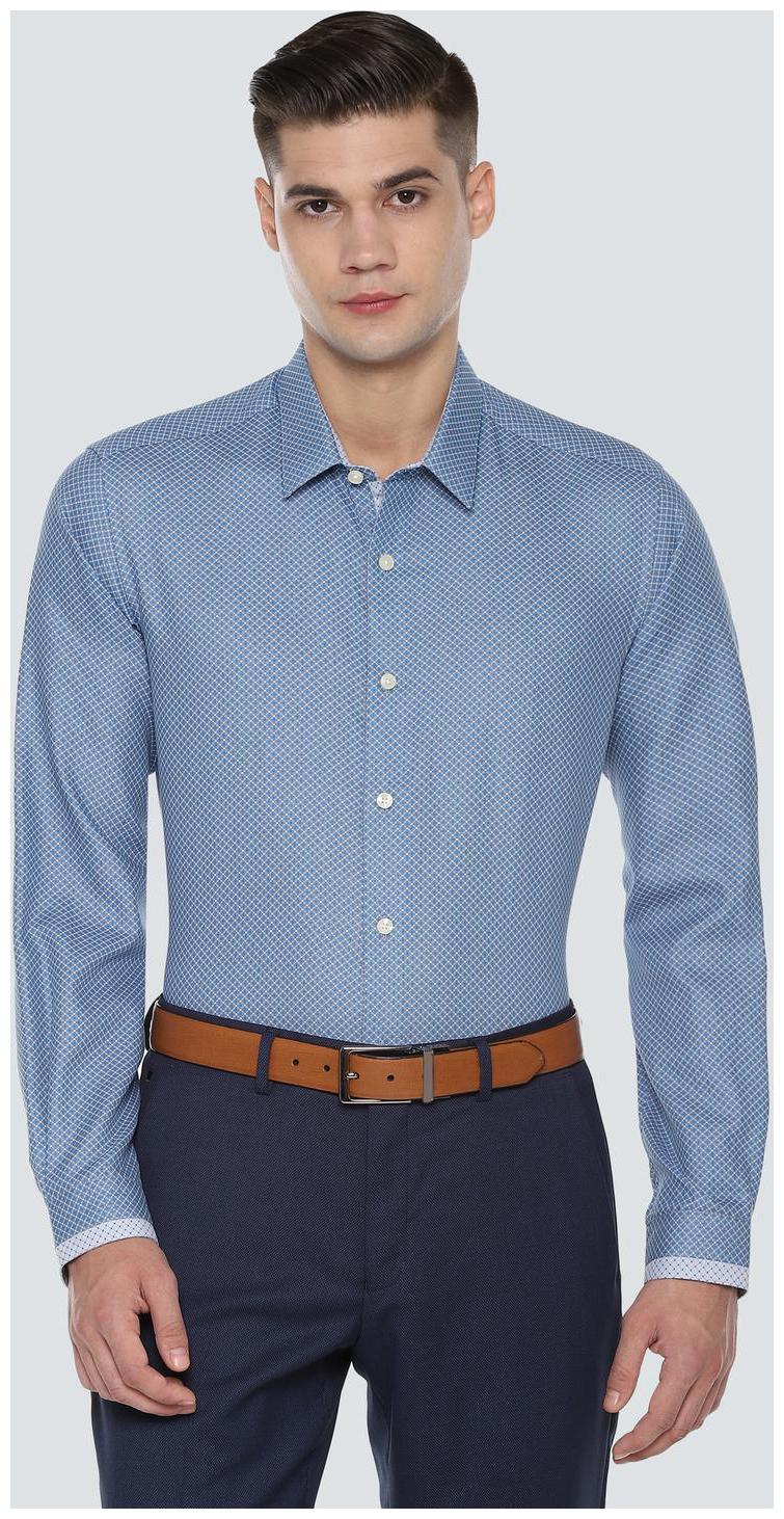 

Louis Philippe Men Slim fit Formal Shirt - Blue