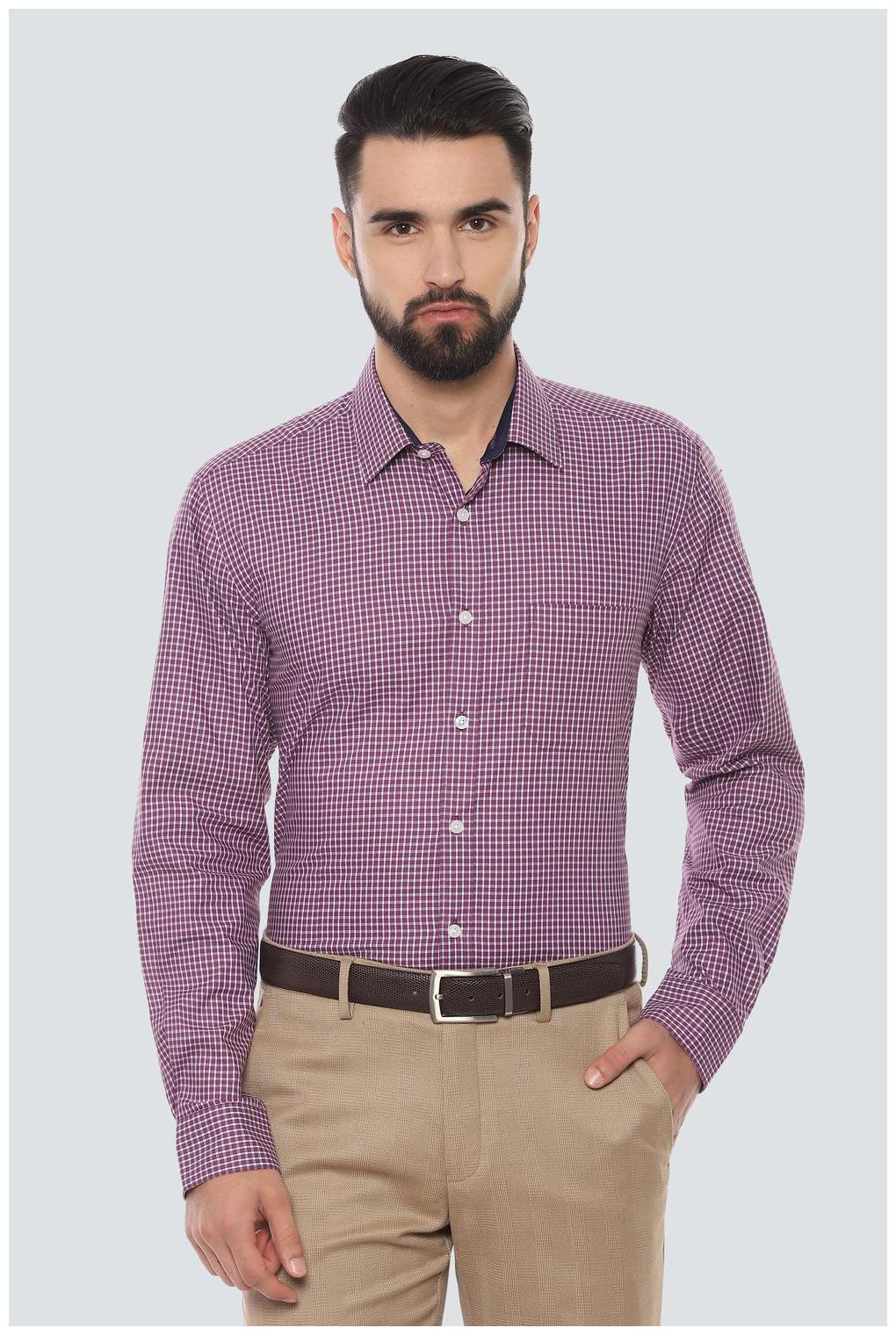 

Louis Philippe Men Slim fit Formal Shirt - Pink