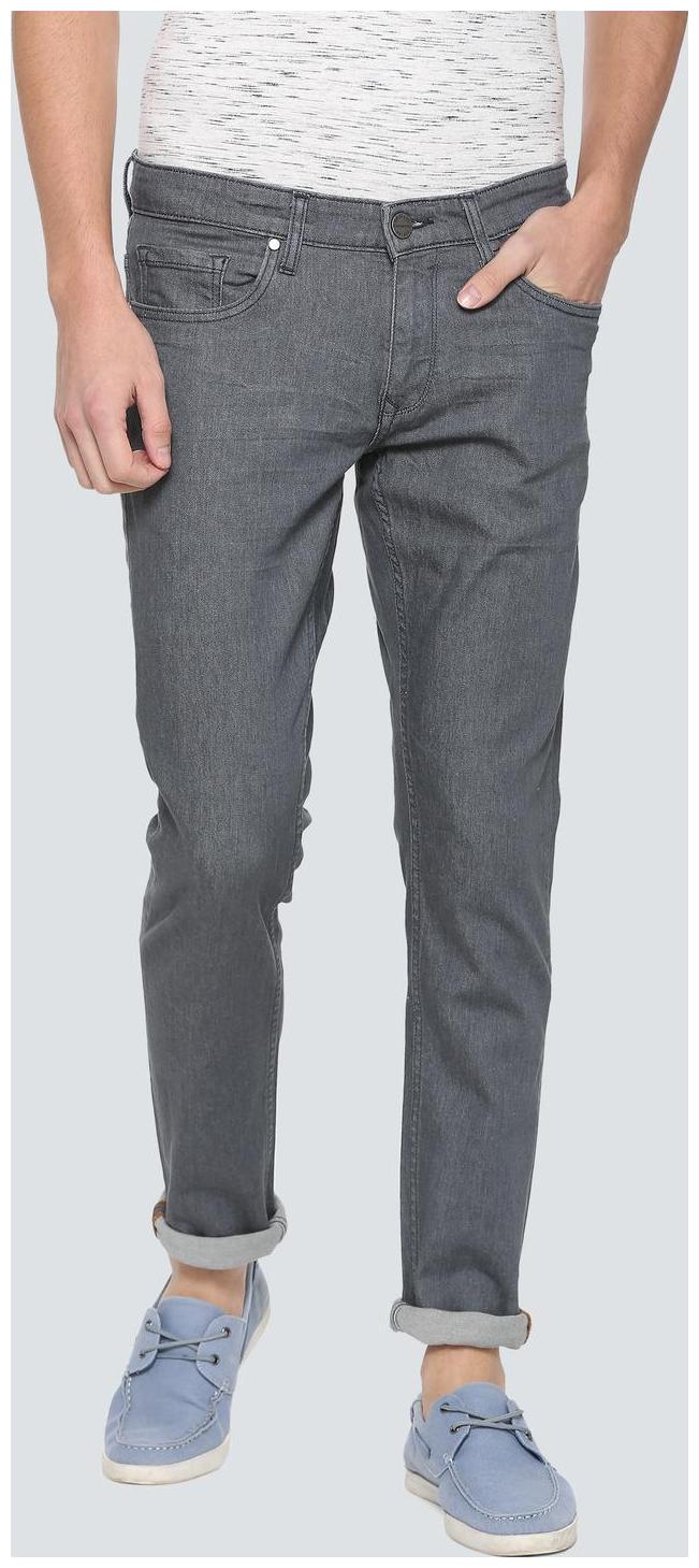 

Louis Philippe Men Grey Slim Fit Jeans