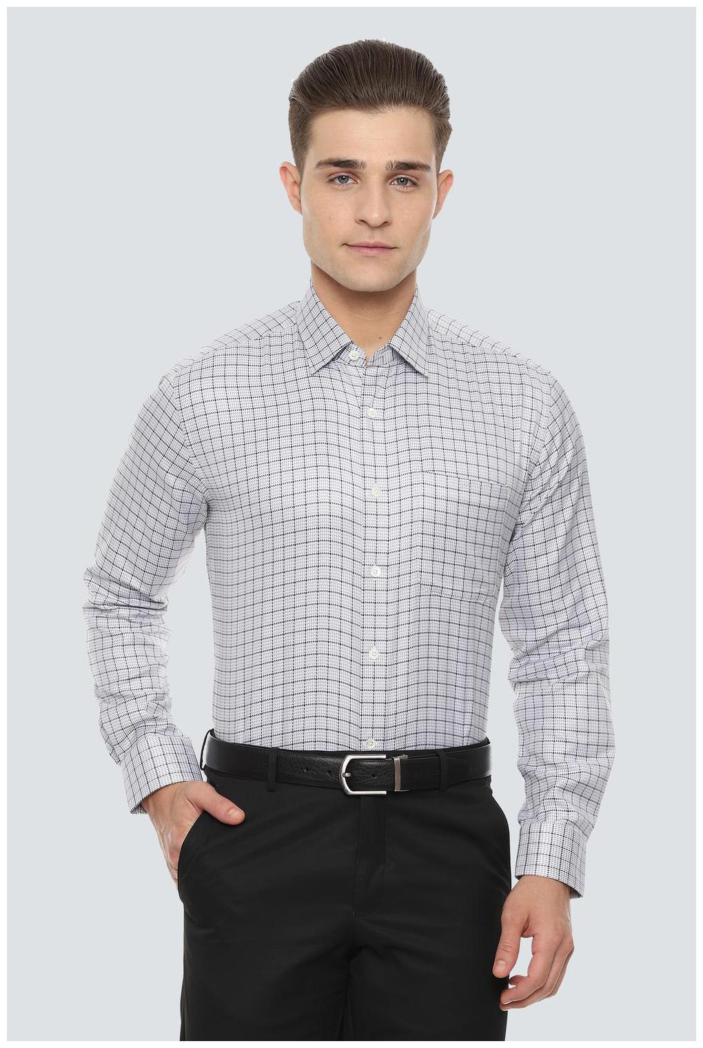 

Louis Philippe Men Regular fit Formal Shirt - Grey