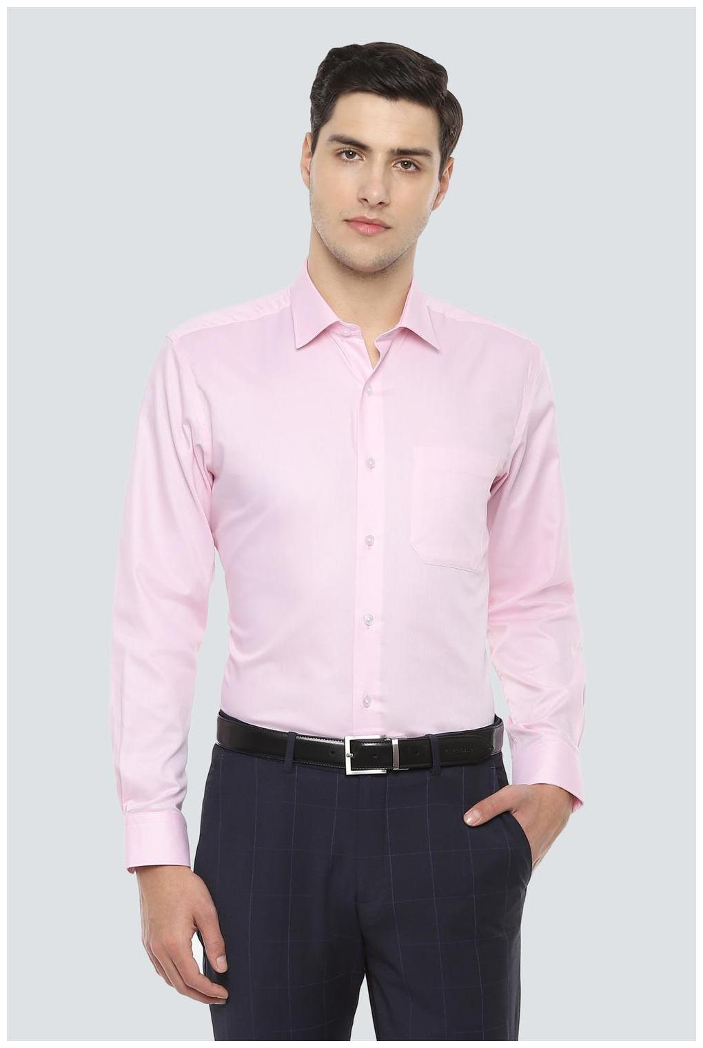 

Louis Philippe Men Slim fit Formal Shirt - Pink