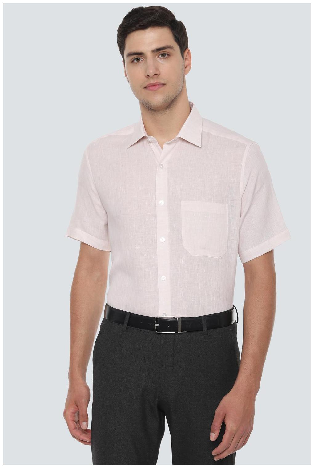 

Louis Philippe Men Regular fit Formal Shirt - Beige