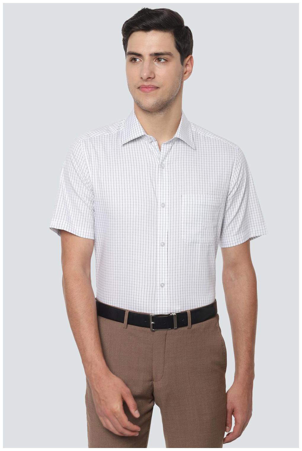 

Louis Philippe Men Regular fit Formal Shirt - White