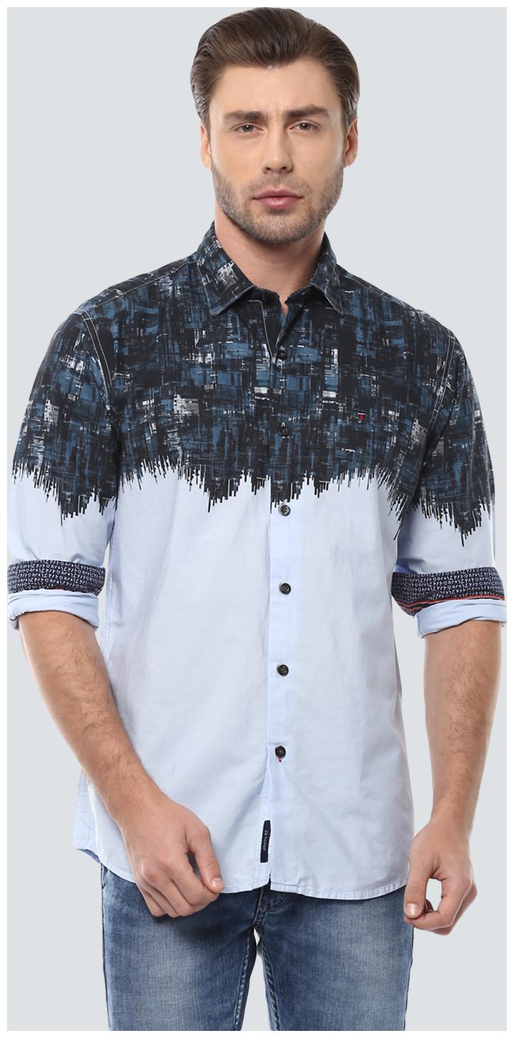 

Louis Philippe Men Multi Printed Slim Fit Casual Shirt