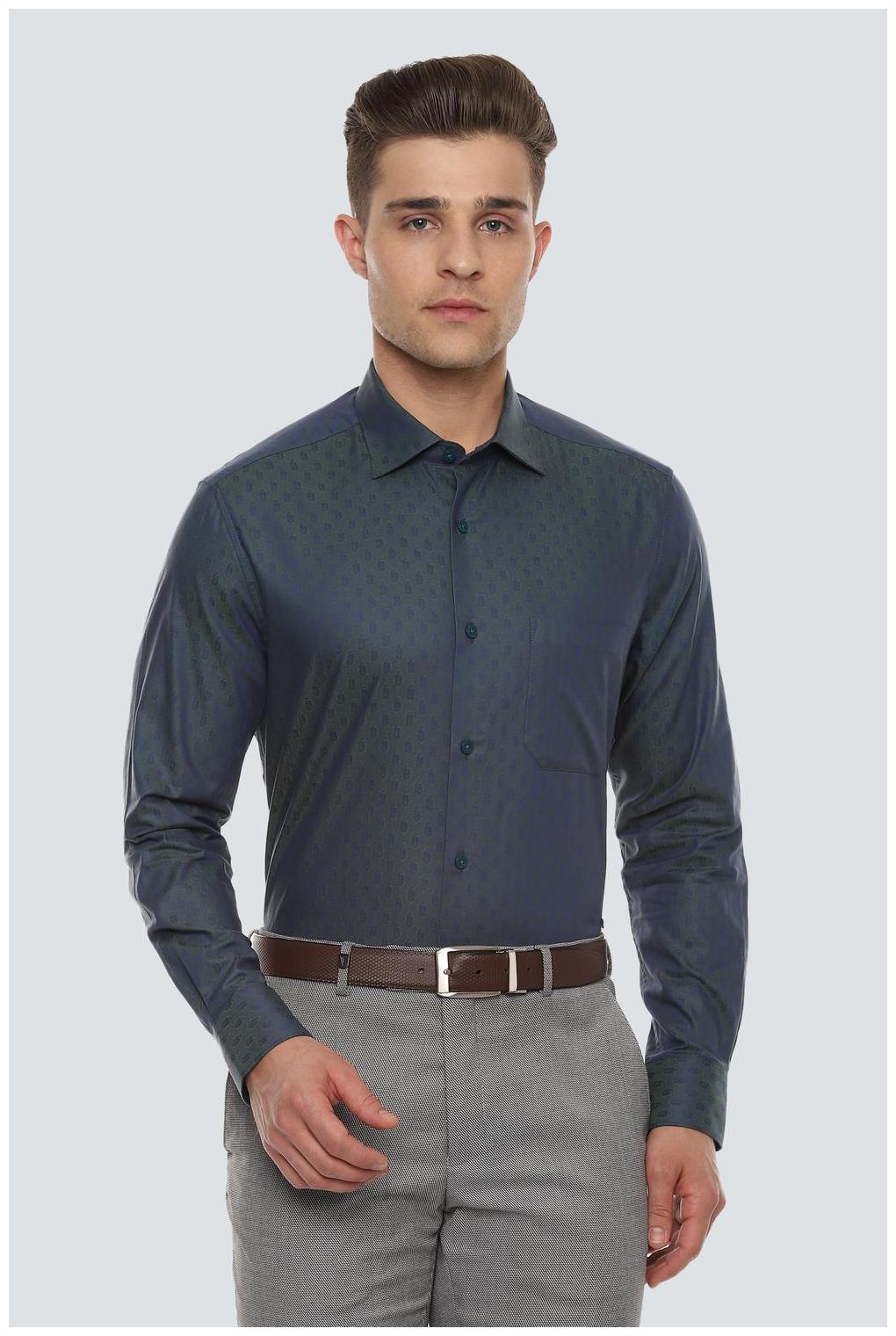 

Louis Philippe Men Regular fit Formal Shirt - Grey