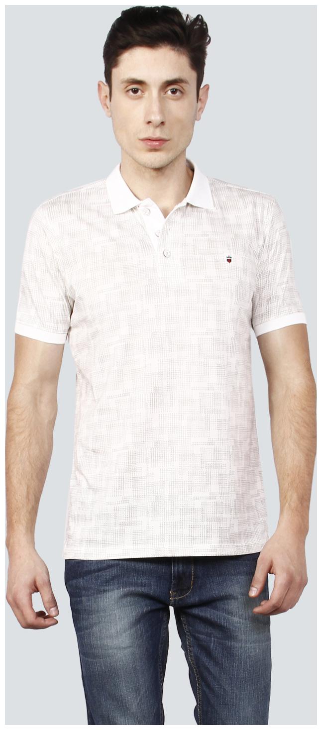 

Louis Philippe Men Beige Slim fit Cotton Polo collar T-Shirt - Pack Of 1