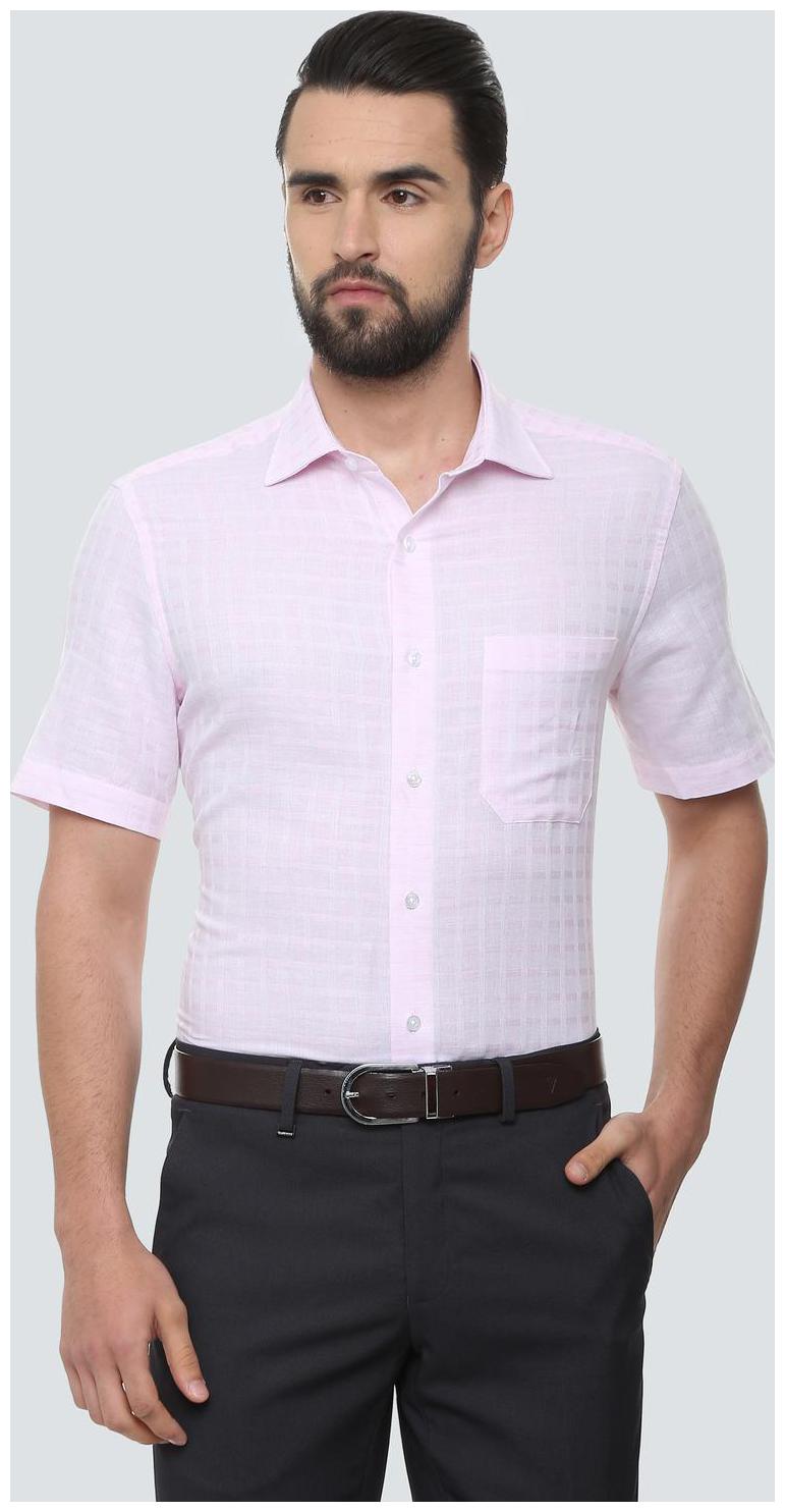 

Louis Philippe Men Regular fit Formal Shirt - Pink