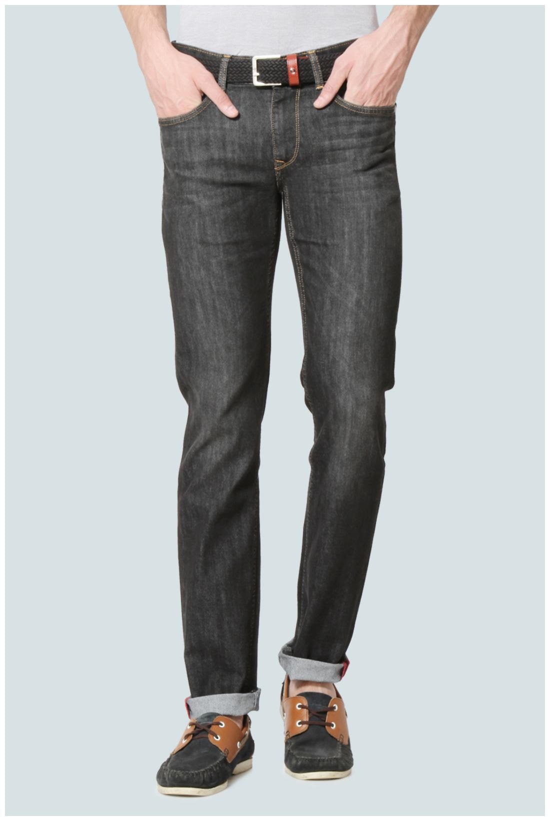 

Louis Philippe Men Grey Slim Fit Jeans