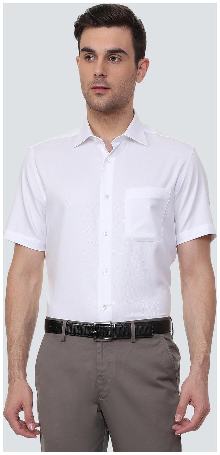 

Louis Philippe Men Regular fit Formal Shirt - White
