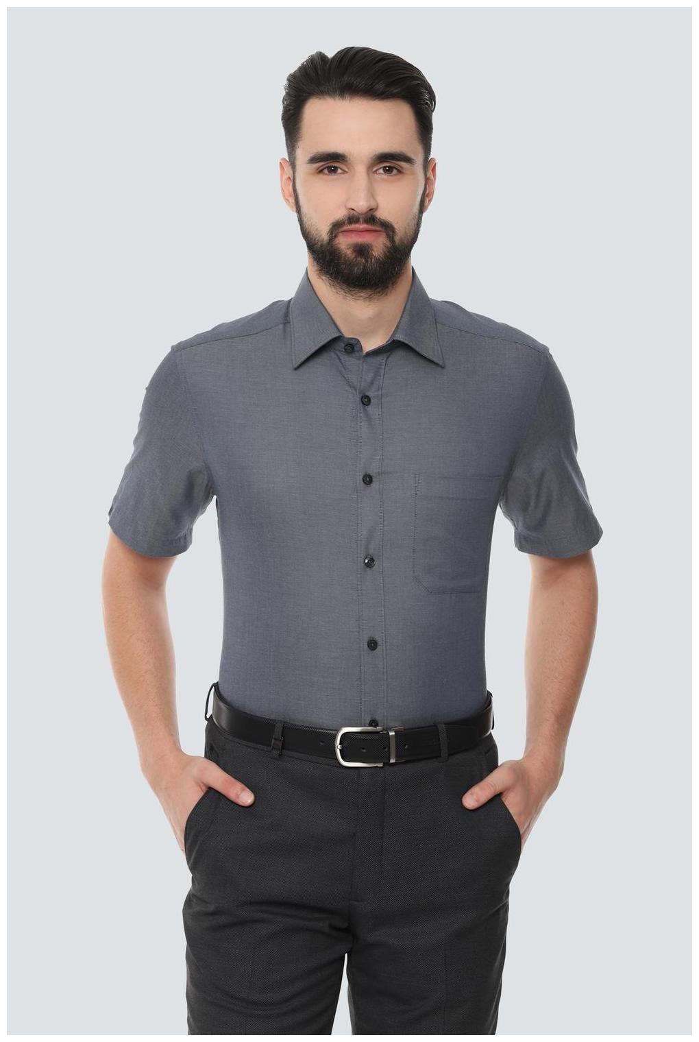 

Louis Philippe Men Regular fit Formal Shirt - Blue