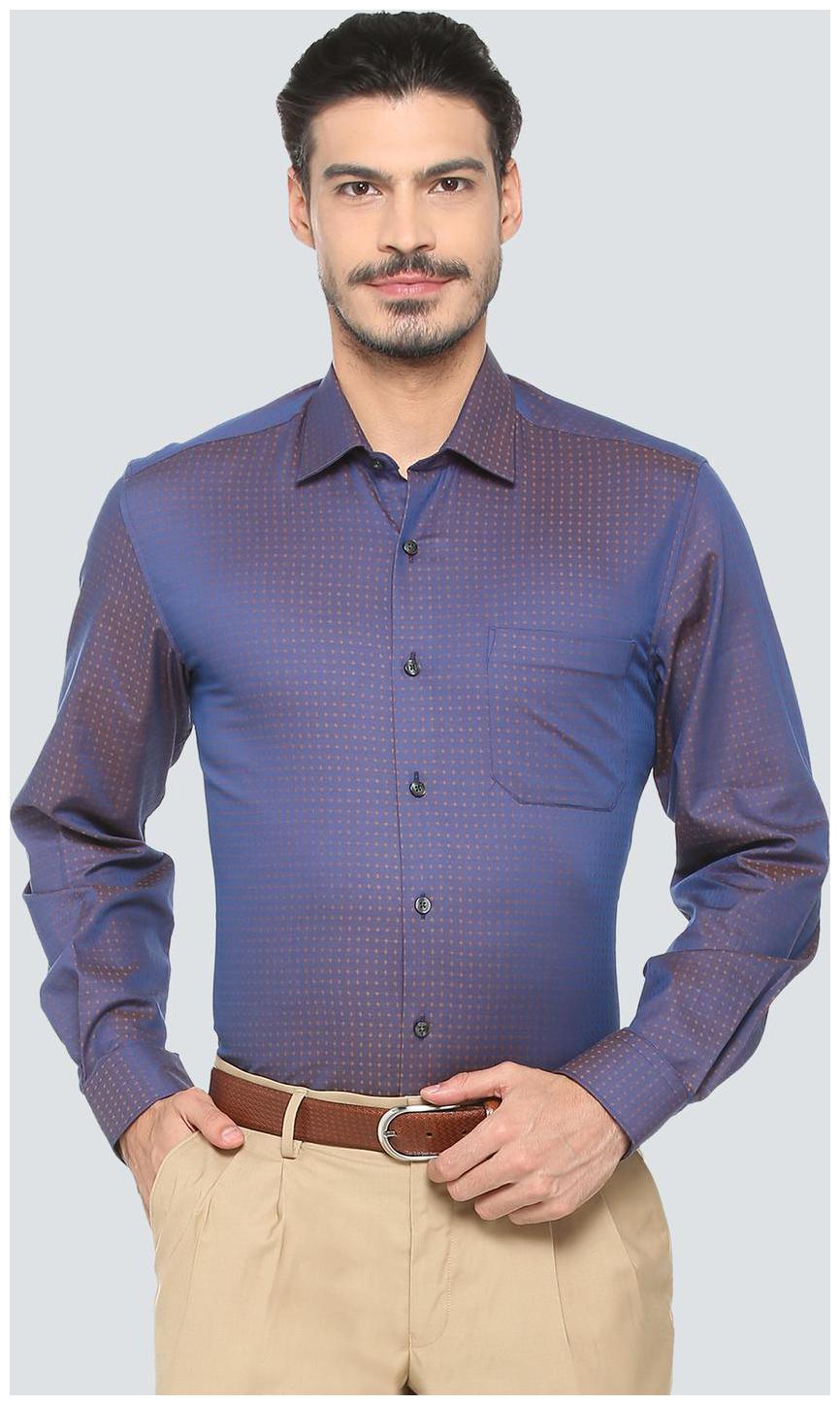

Louis Philippe Men Slim fit Formal Shirt - Purple