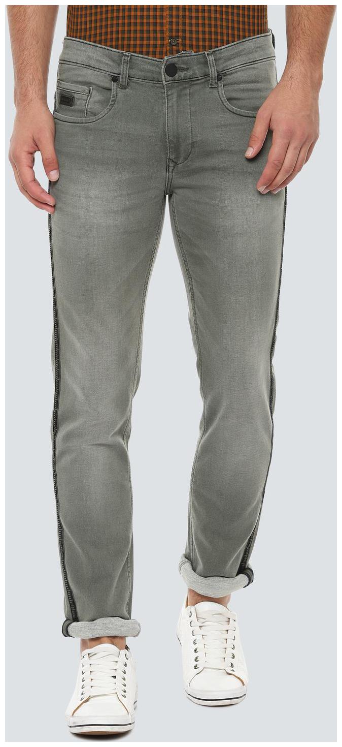

Louis Philippe Men Grey Slim Fit Jeans