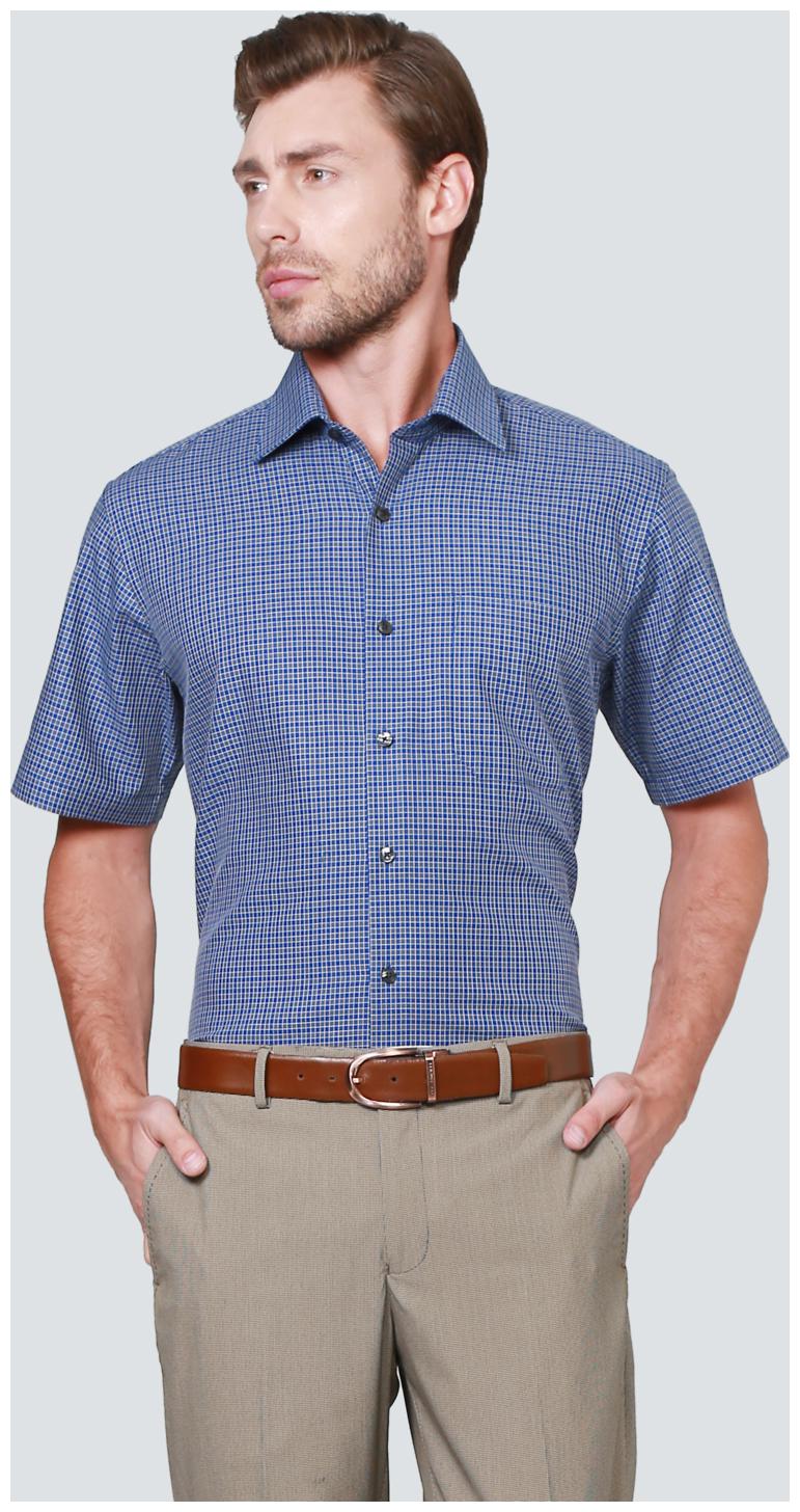 

Louis Philippe Men Regular fit Formal Shirt - Blue