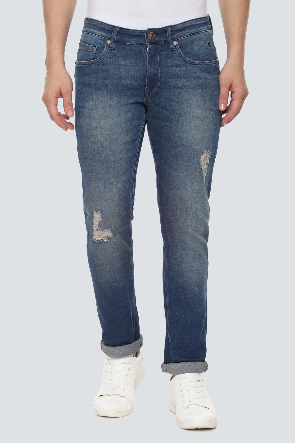 

Louis Philippe Men Blue Slim Fit Jeans