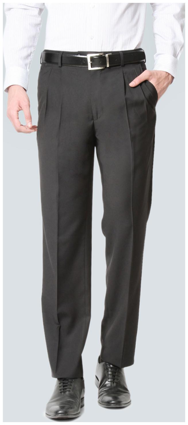 

Louis Philippe Men Solid Regular Fit Formal Trouser - Grey