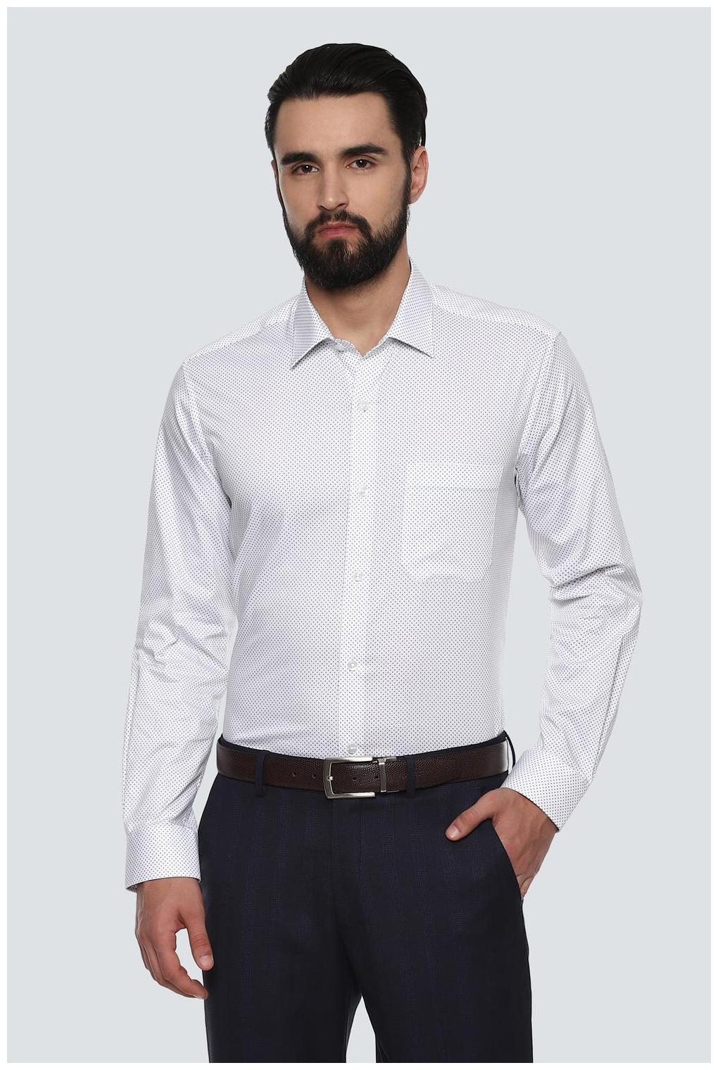 

Louis Philippe Men Slim fit Formal Shirt - White