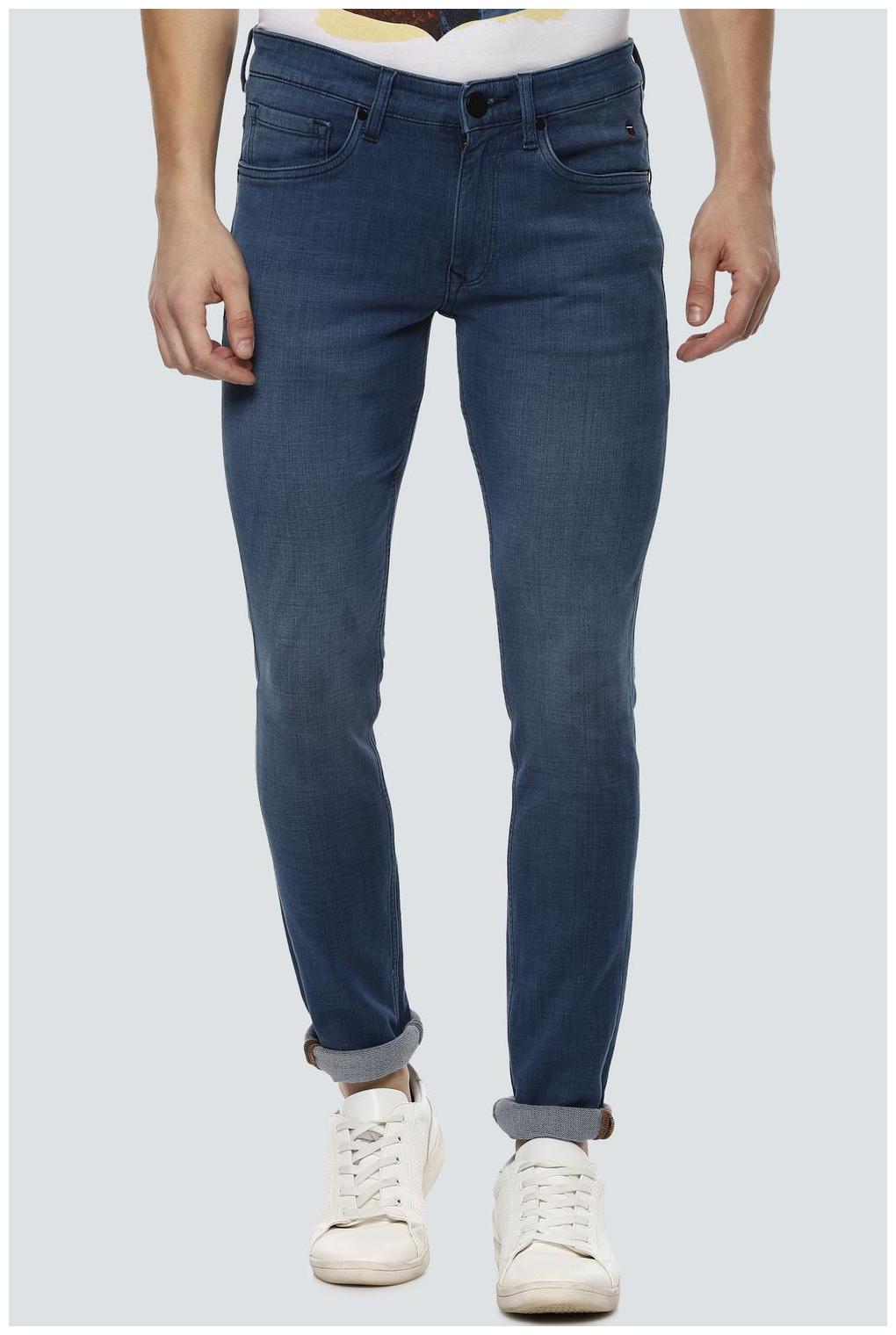 

Louis Philippe Men Navy Blue Slim Fit Jeans