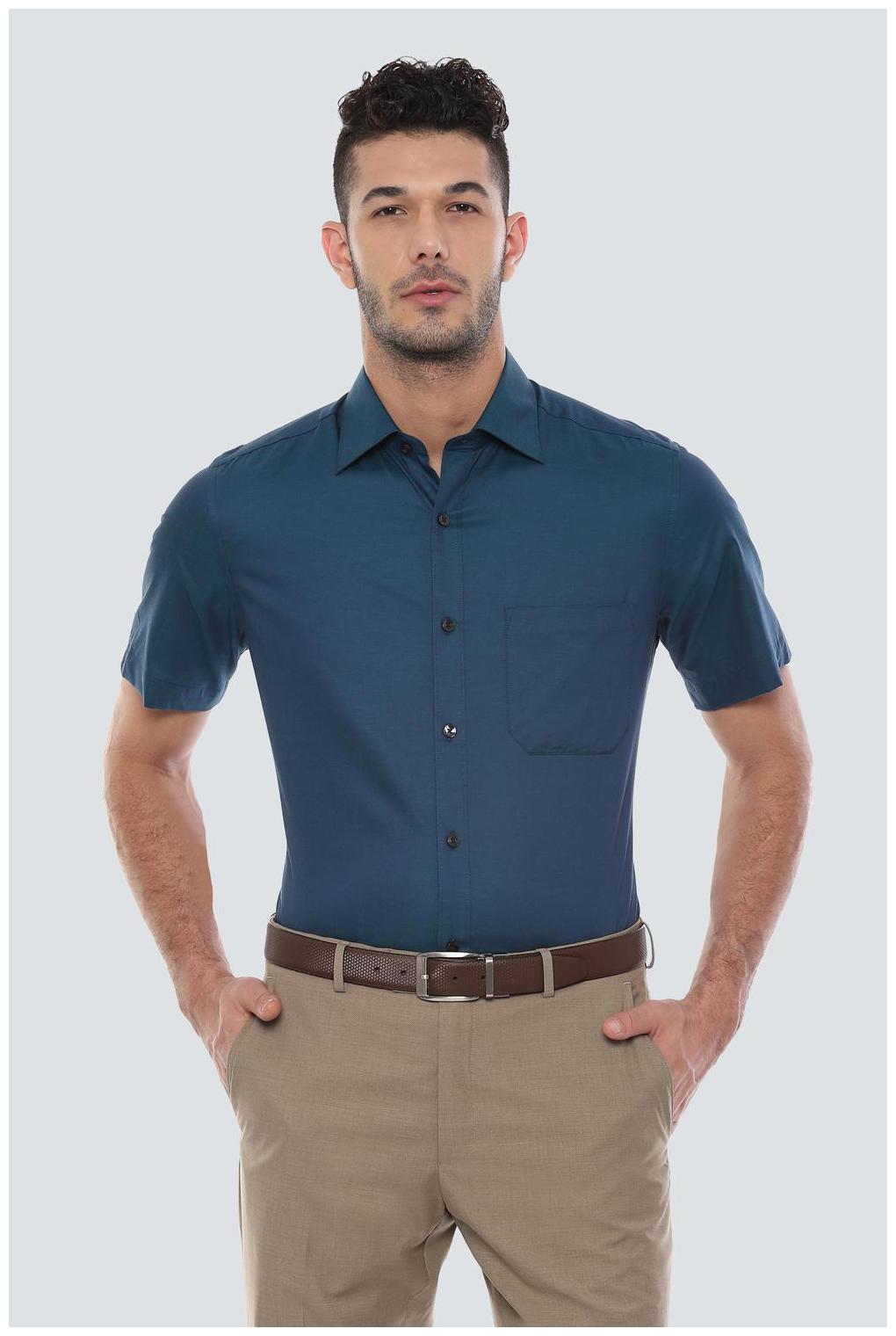 

Louis Philippe Men Regular fit Formal Shirt - Green