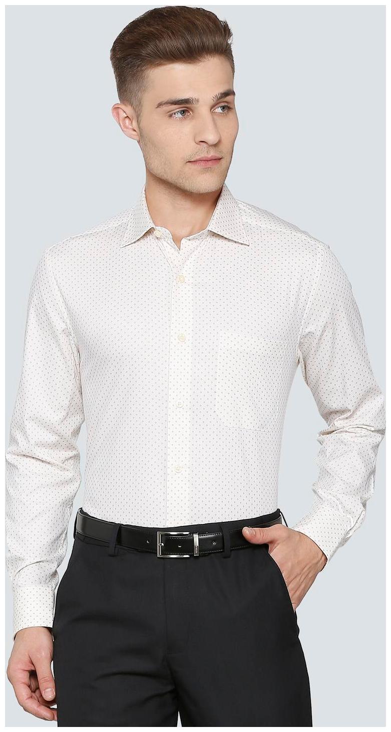 

Louis Philippe Men Regular fit Formal Shirt - Beige