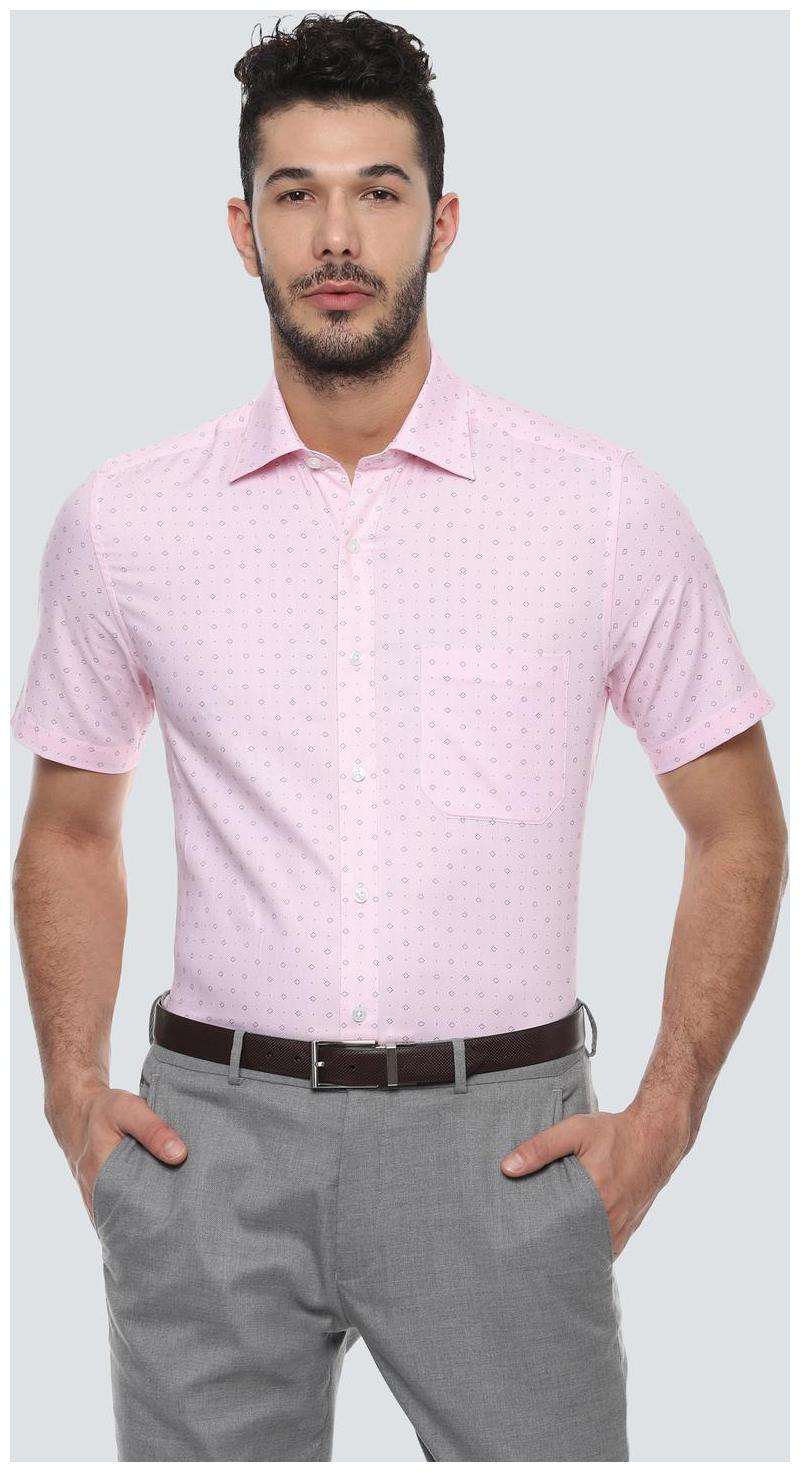 

Louis Philippe Men Regular fit Formal Shirt - Pink