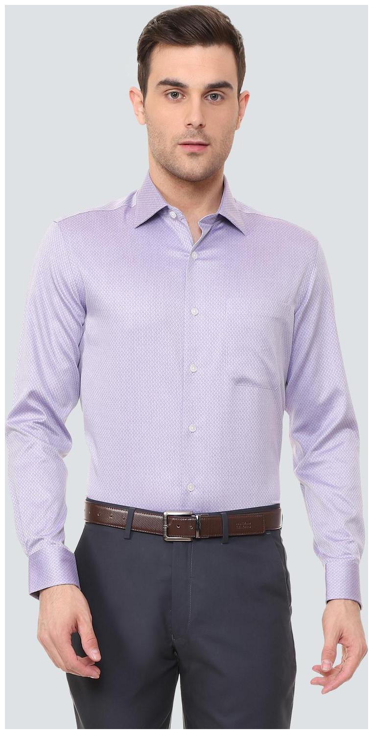 

Louis Philippe Men Regular fit Formal Shirt - Purple