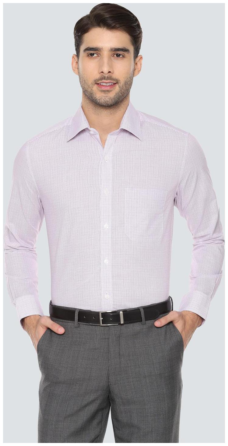 

Louis Philippe Men Regular fit Formal Shirt - Pink