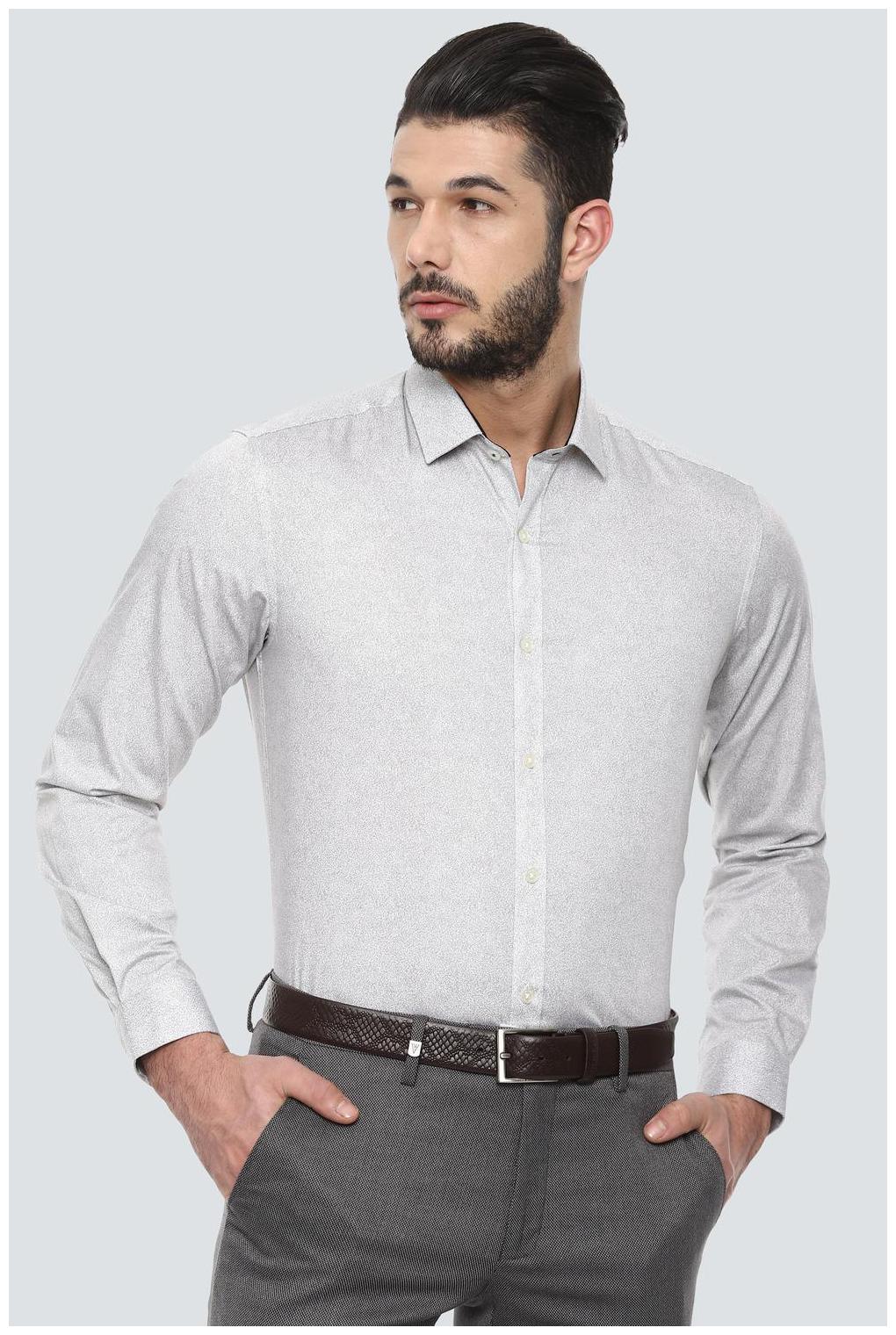 

Louis Philippe Men Slim fit Formal Shirt - Grey