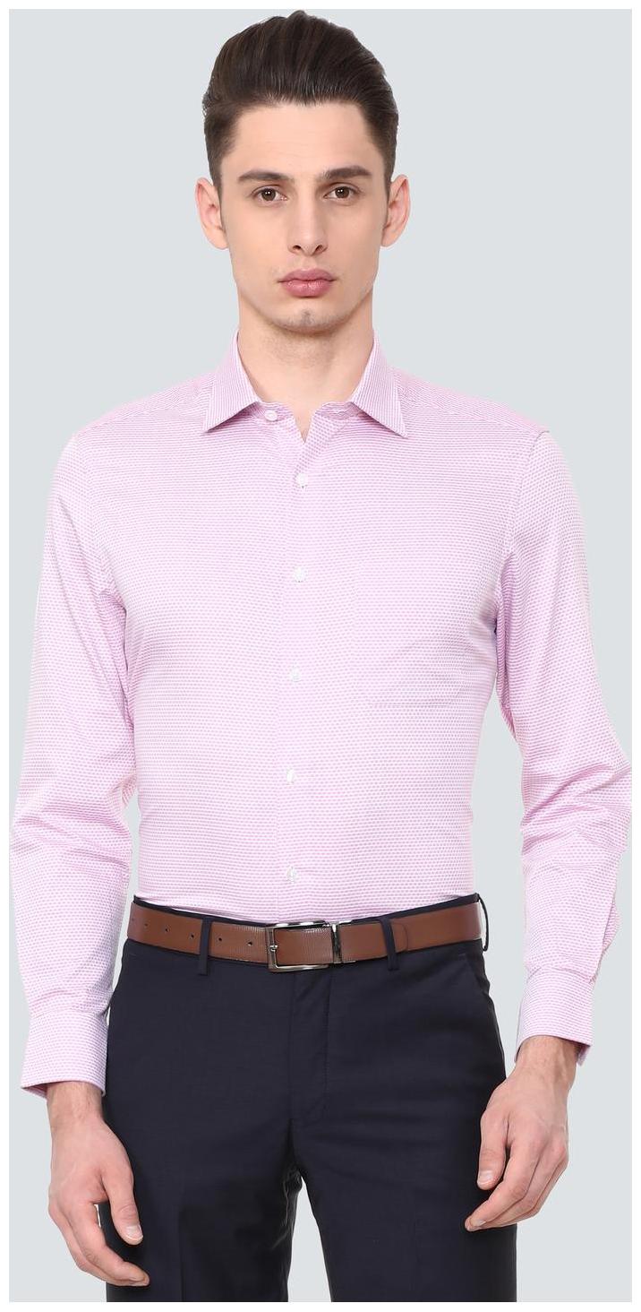 

Louis Philippe Men Regular fit Formal Shirt - Pink