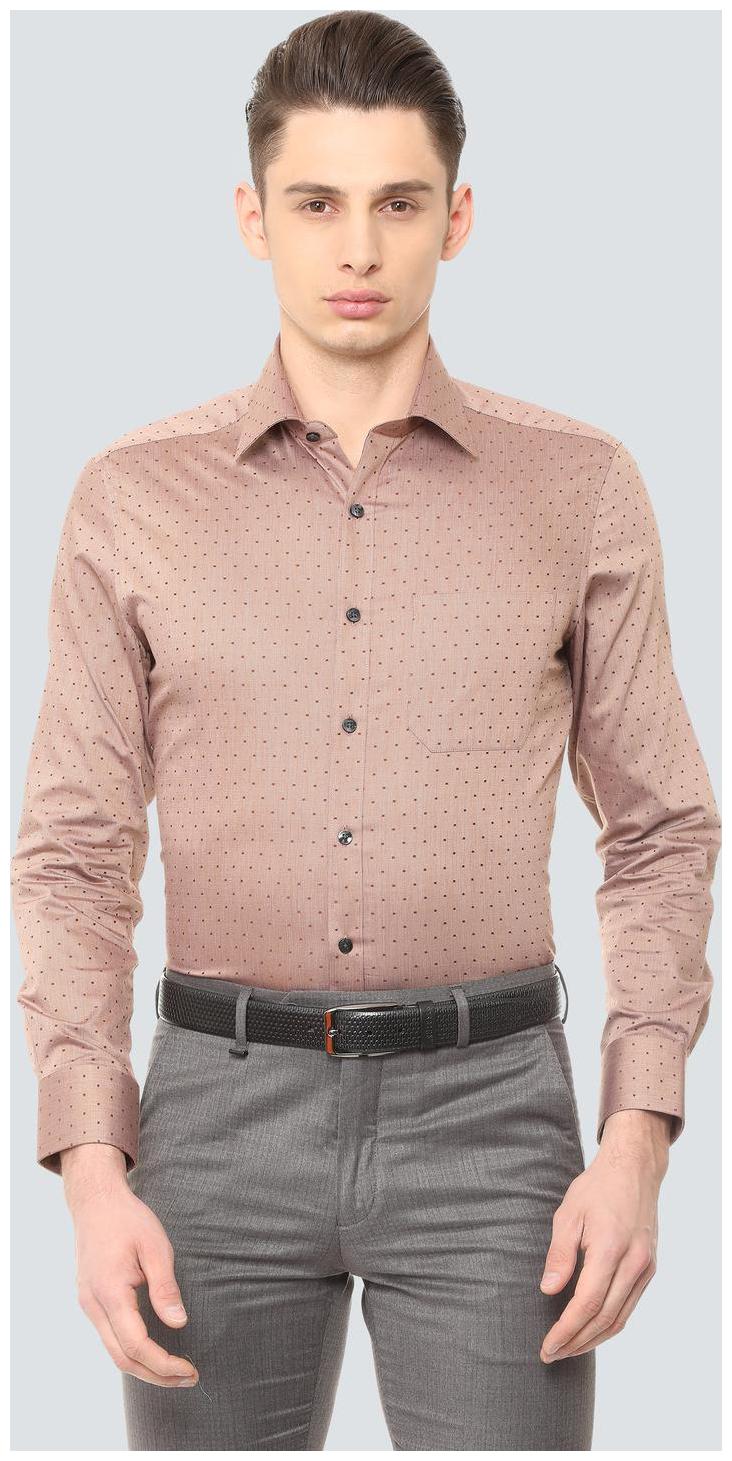 

Louis Philippe Men Regular fit Formal Shirt - Brown