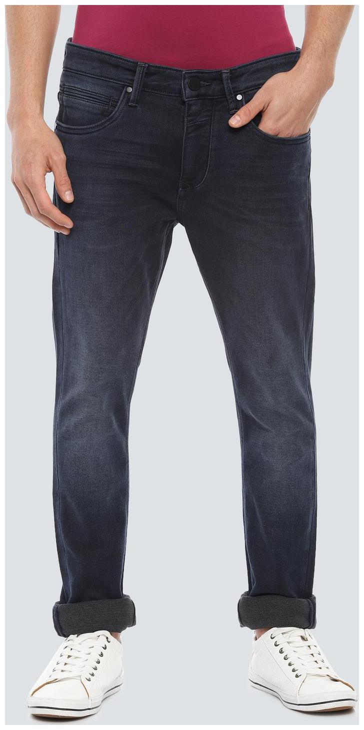 

Louis Philippe Men Navy Blue Super Skinny Fit Jeans