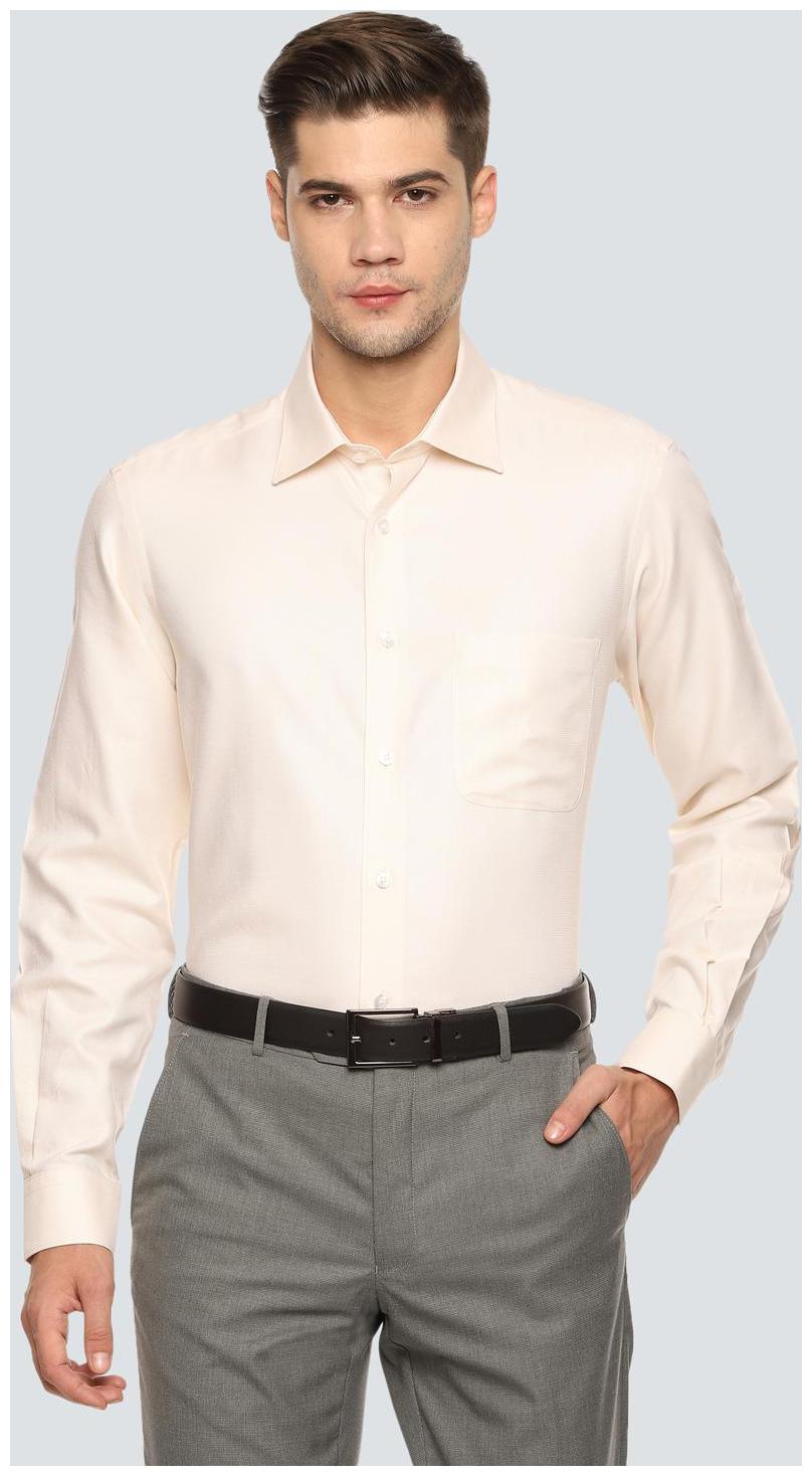 

Louis Philippe Men Regular fit Formal Shirt - Yellow