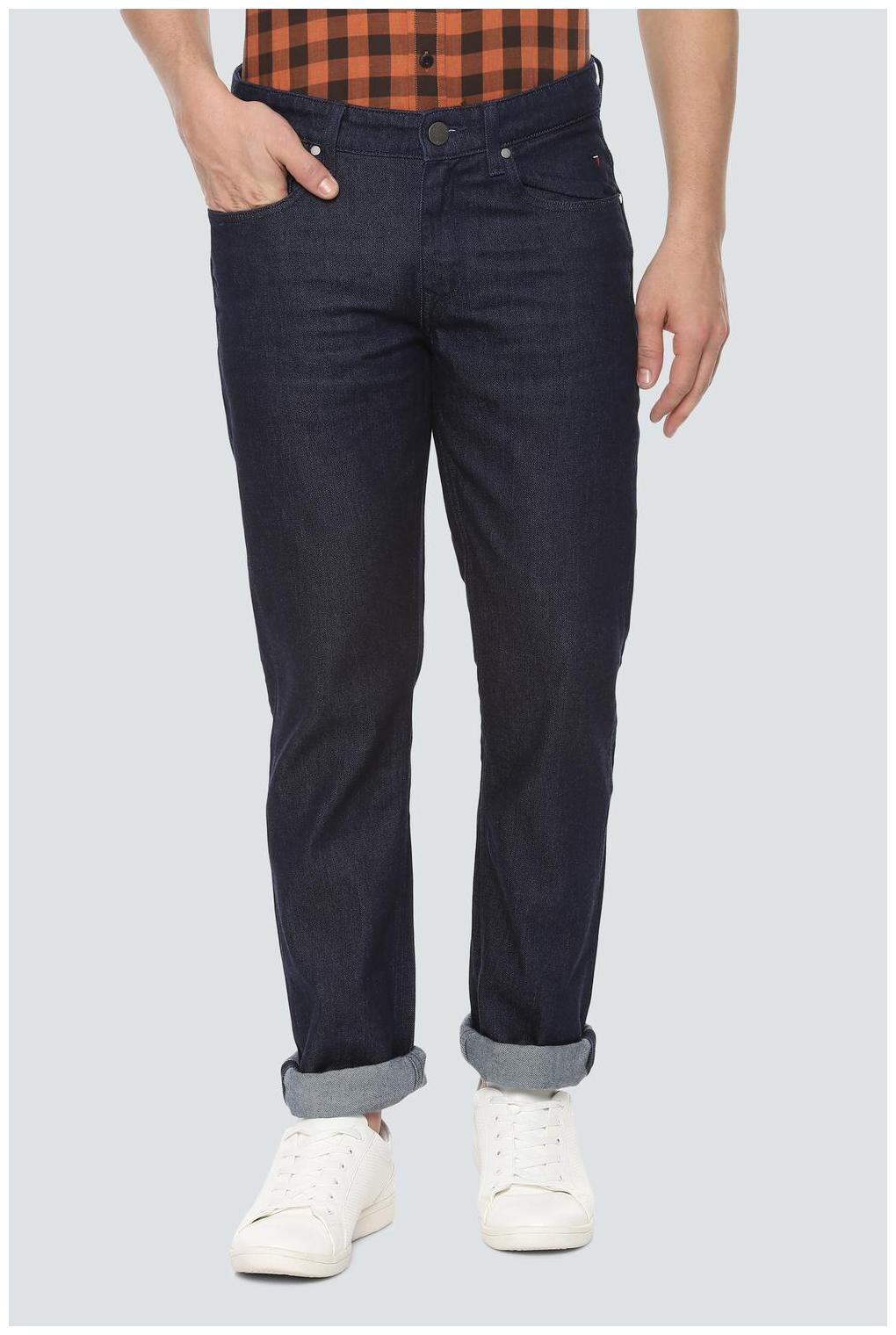 

Louis Philippe Men Navy Blue Slim Fit Jeans