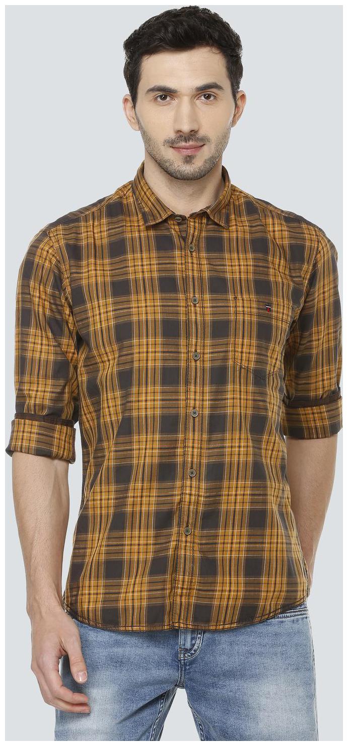 

Louis Philippe Men Multi Checked Slim Fit Casual Shirt