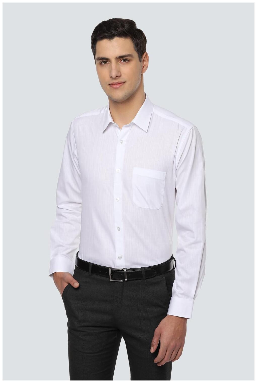 

Louis Philippe Men Slim fit Formal Shirt - White