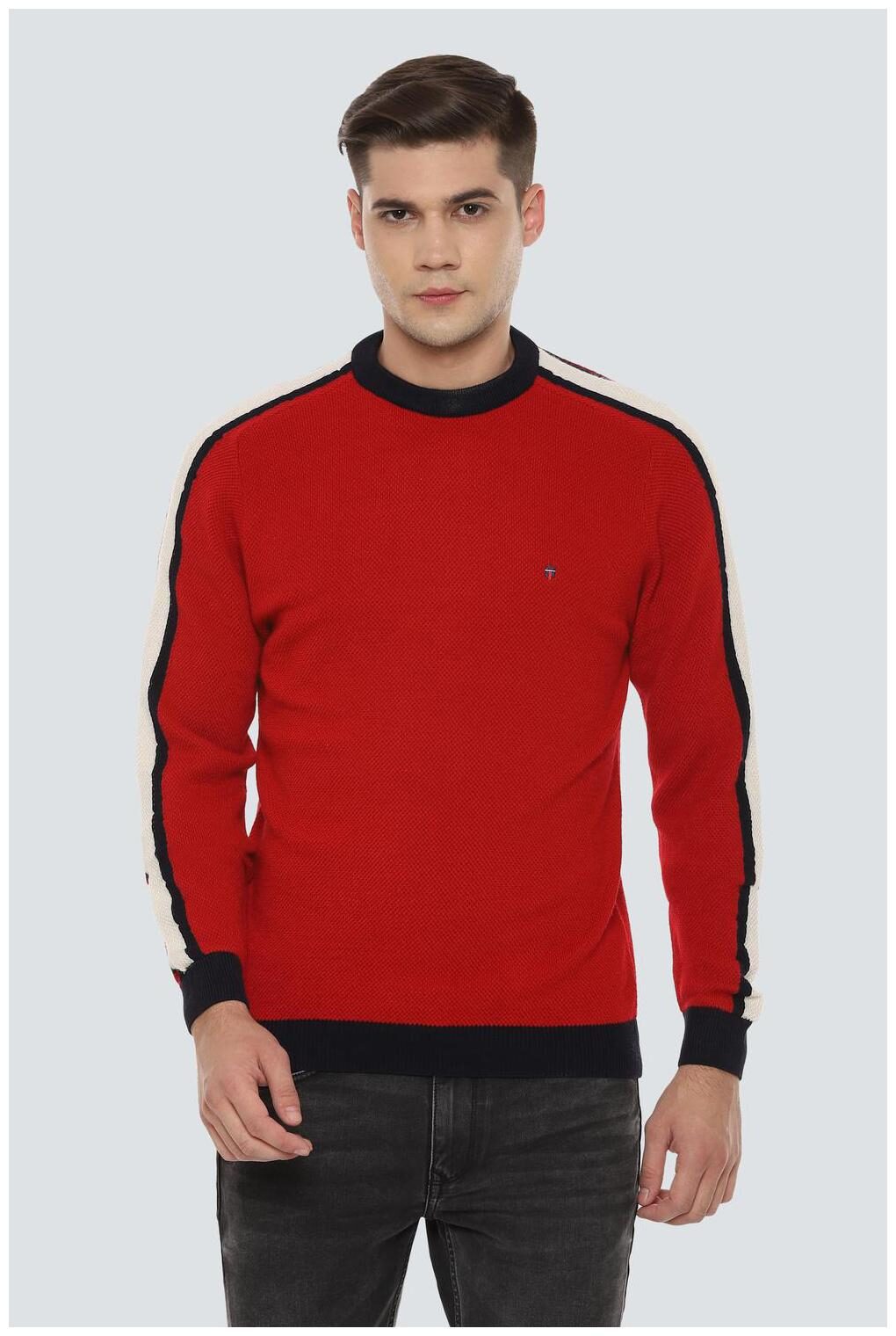 

Louis Philippe Red Sweater