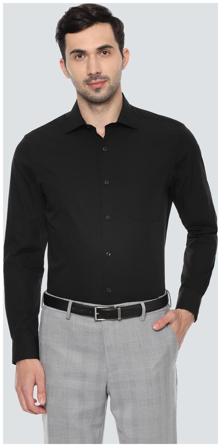 

Louis Philippe Men Regular fit Formal Shirt - Black