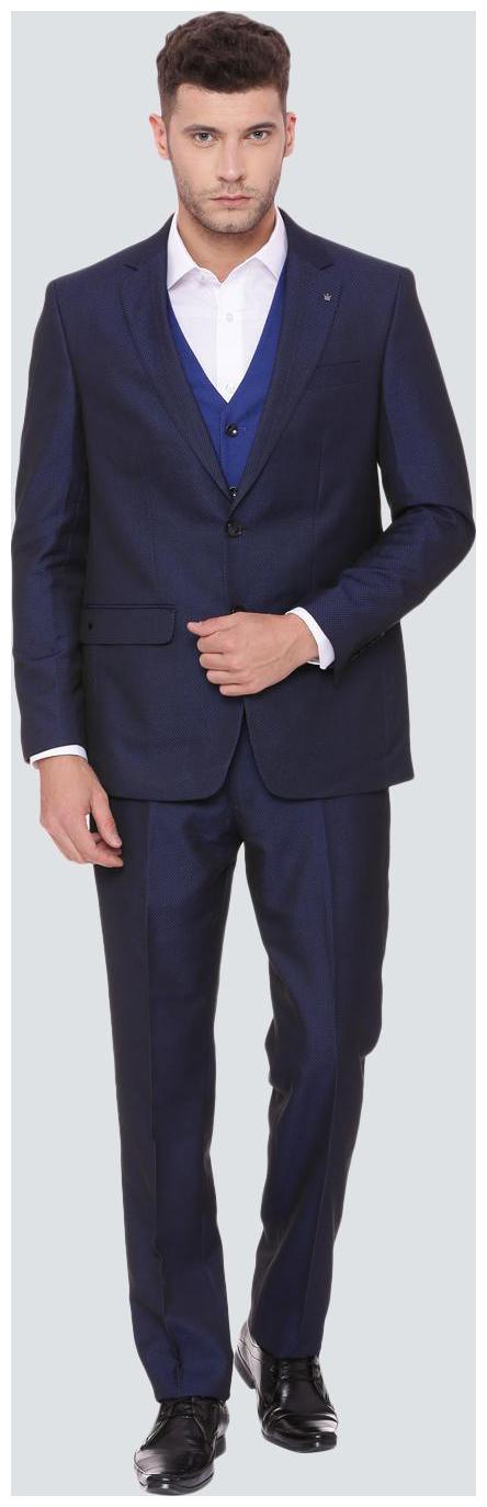 

Louis Philippe Blue Three Piece Suit