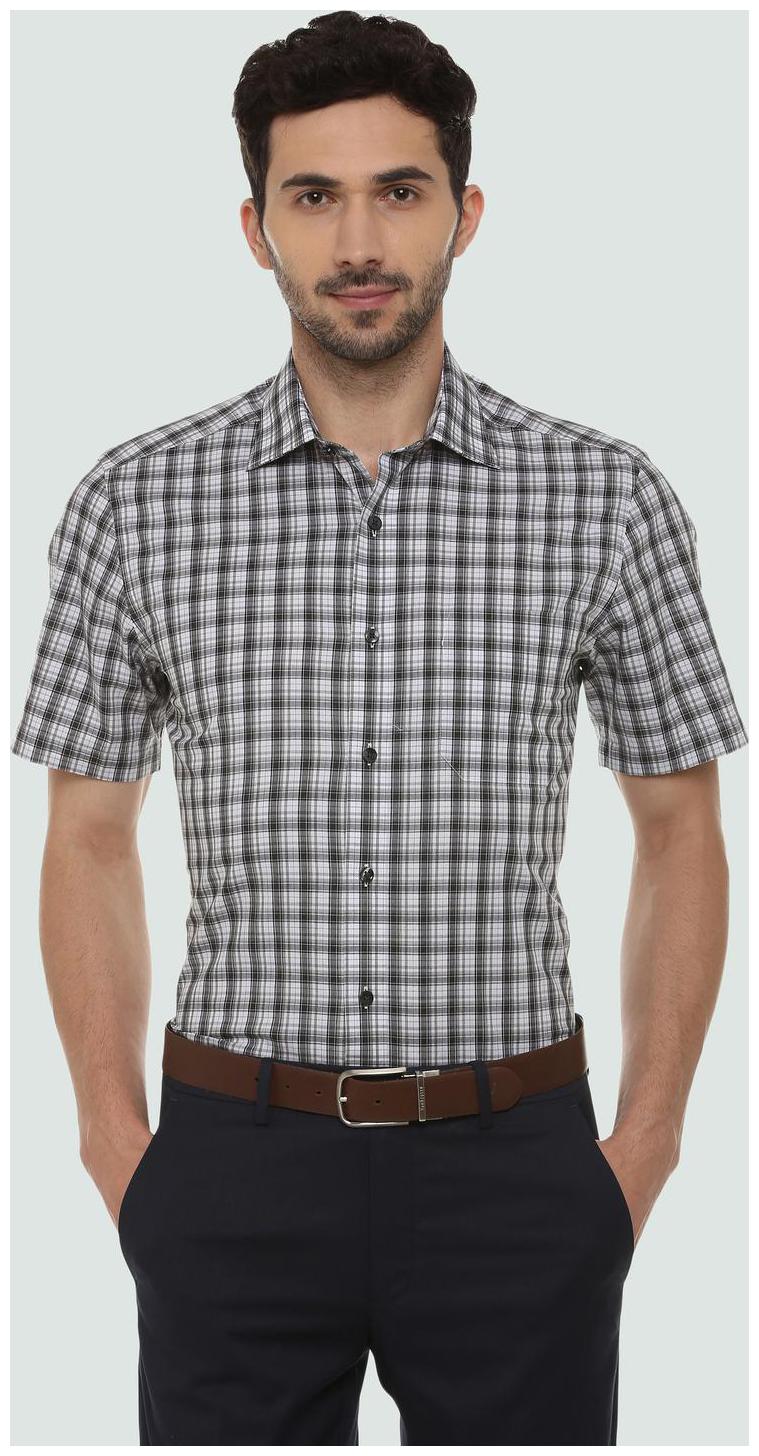 

Louis Philippe Men Regular fit Formal Shirt - Grey