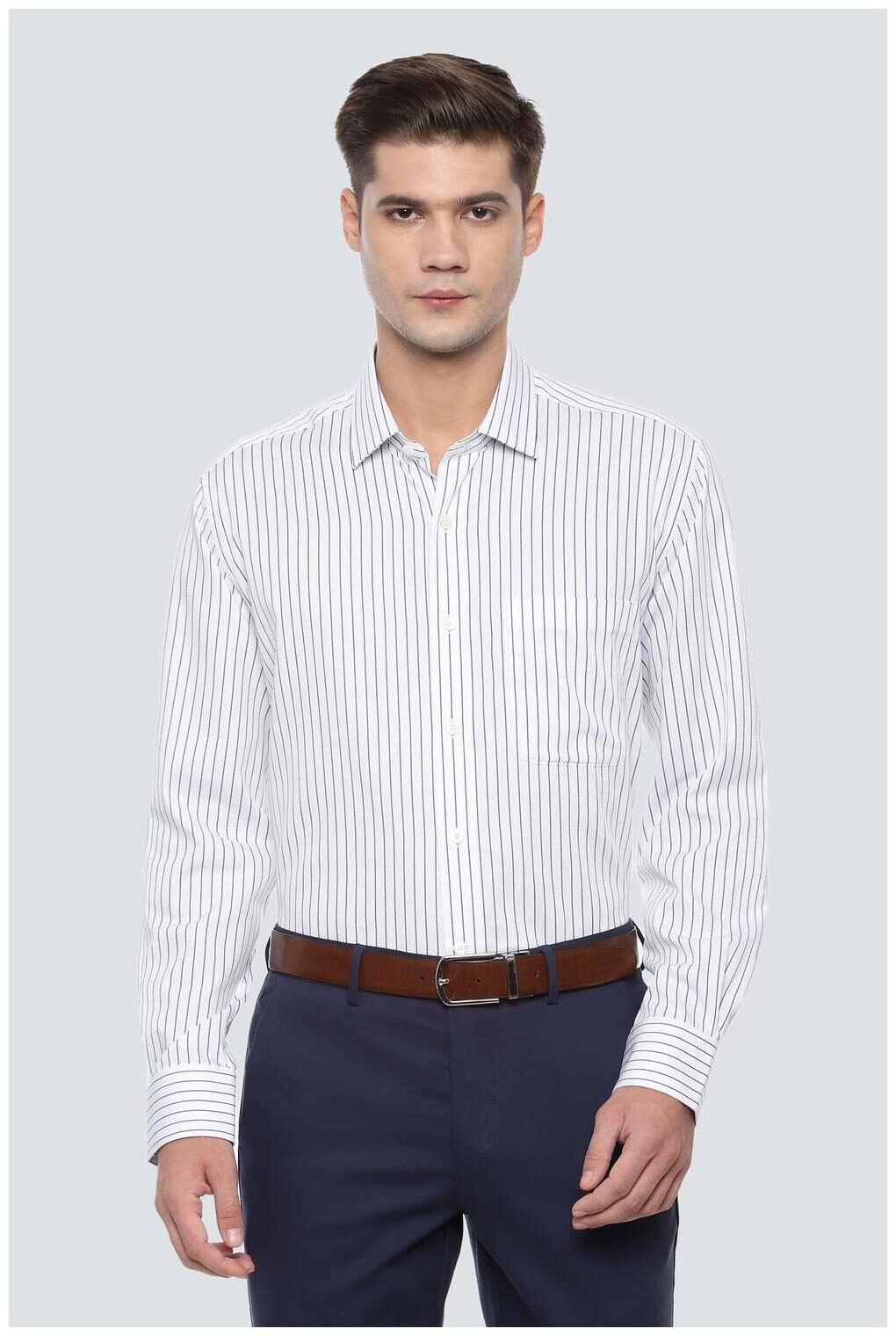 

Louis Philippe Men Regular fit Formal Shirt - White