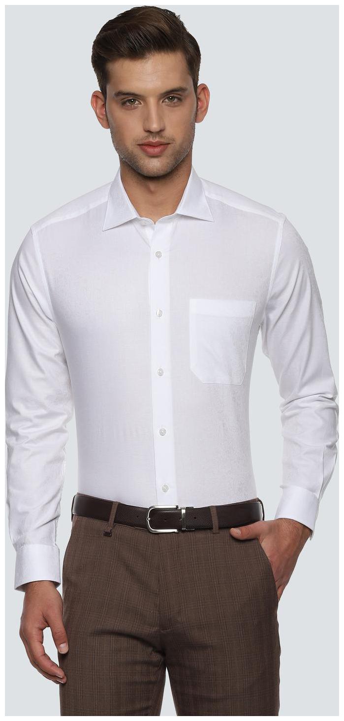 

Louis Philippe Men Regular fit Formal Shirt - Blue