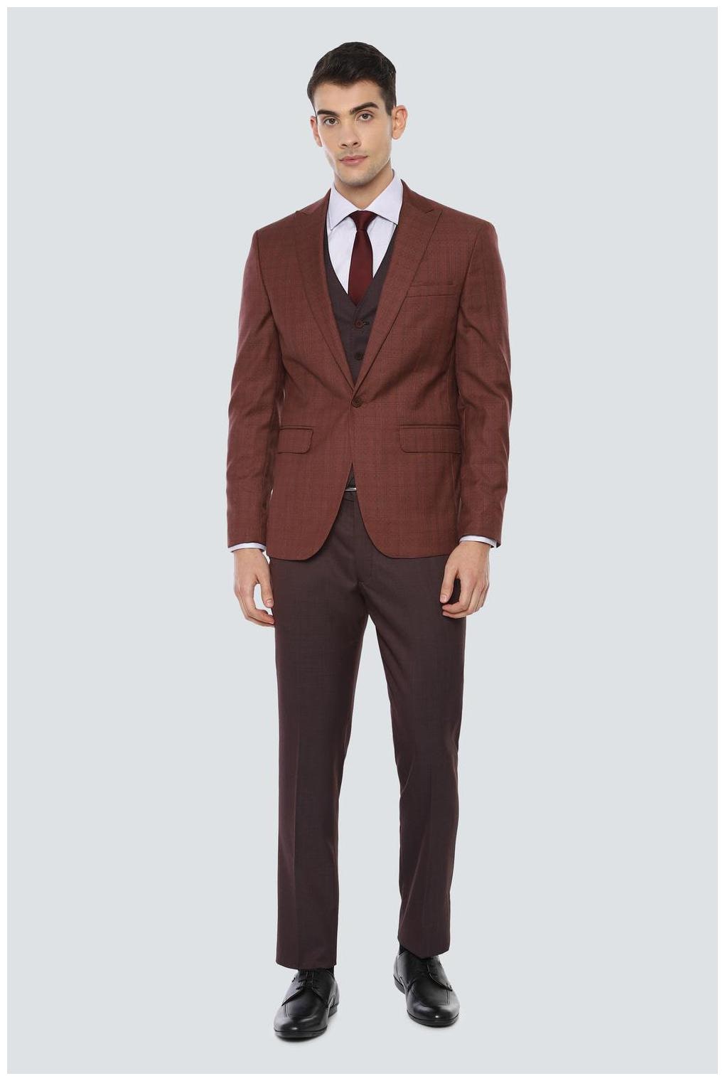 

Louis Philippe Brown Three Piece Suit