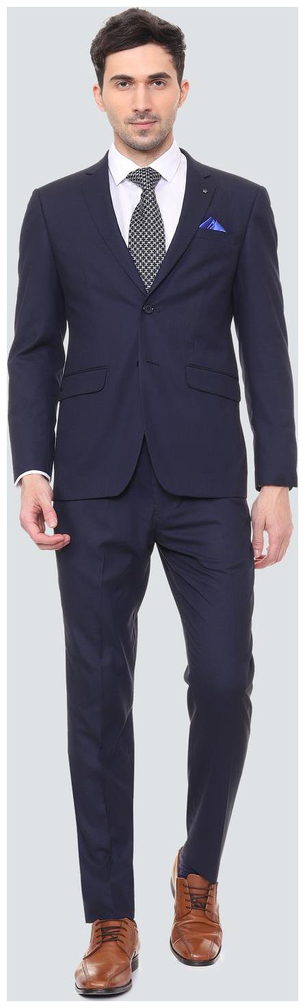 

Louis Philippe Blue Two Piece Suit