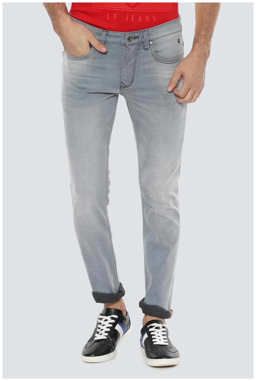 

Louis Philippe Men Grey Slim Fit Jeans