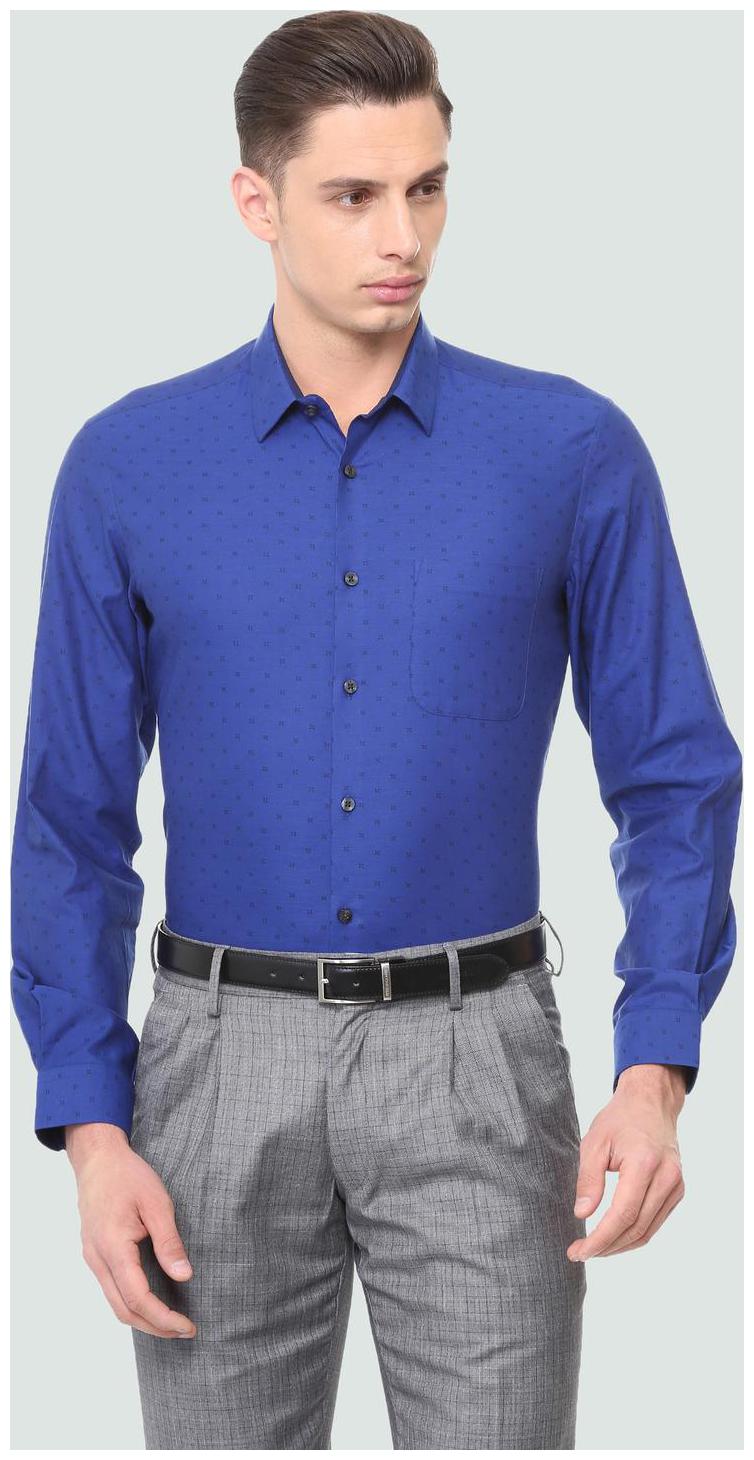 

Louis Philippe Men Slim fit Formal Shirt - Blue