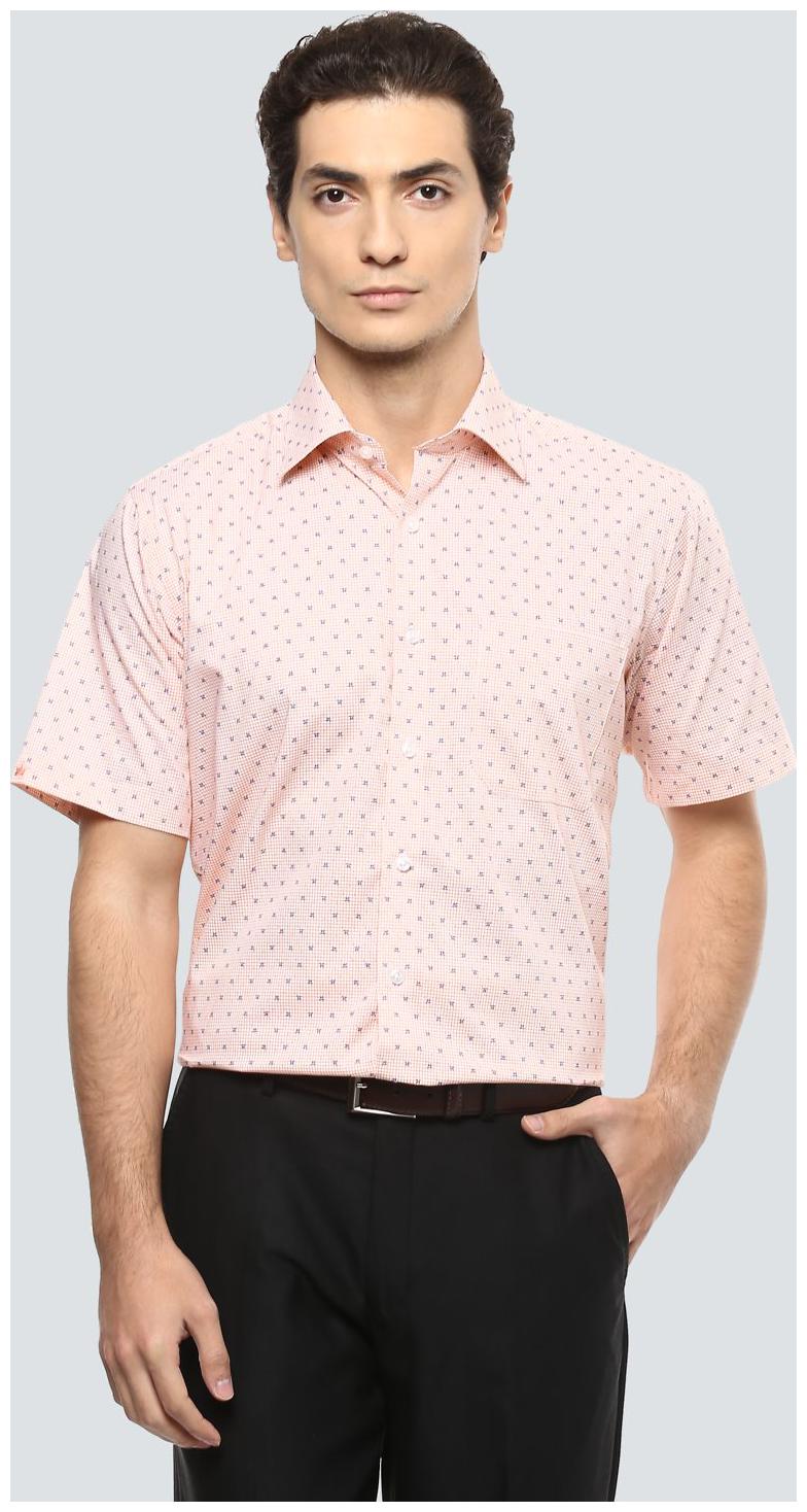 

Louis Philippe Men Regular fit Formal Shirt - Orange